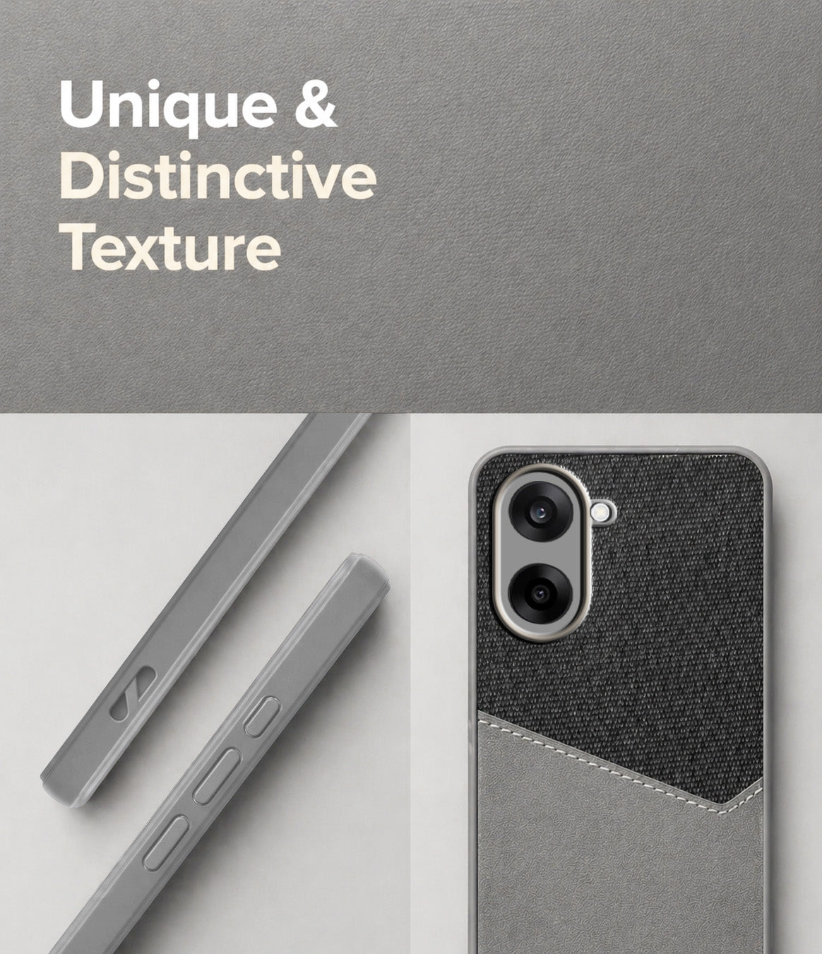 For Oneplus Nord CE 5 Back Cover Case (Dual PU Leather Stitch | Professional Minimalist | Soft and Flexible)