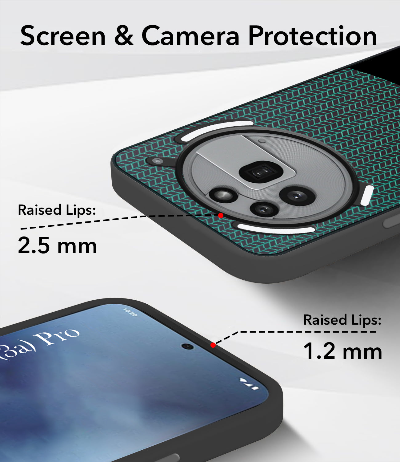 For Nothing Phone 3A Pro 5G Silicone Finish Back Cover Case (Premium Minimalist Professional Feel | Camera Protection Bump)