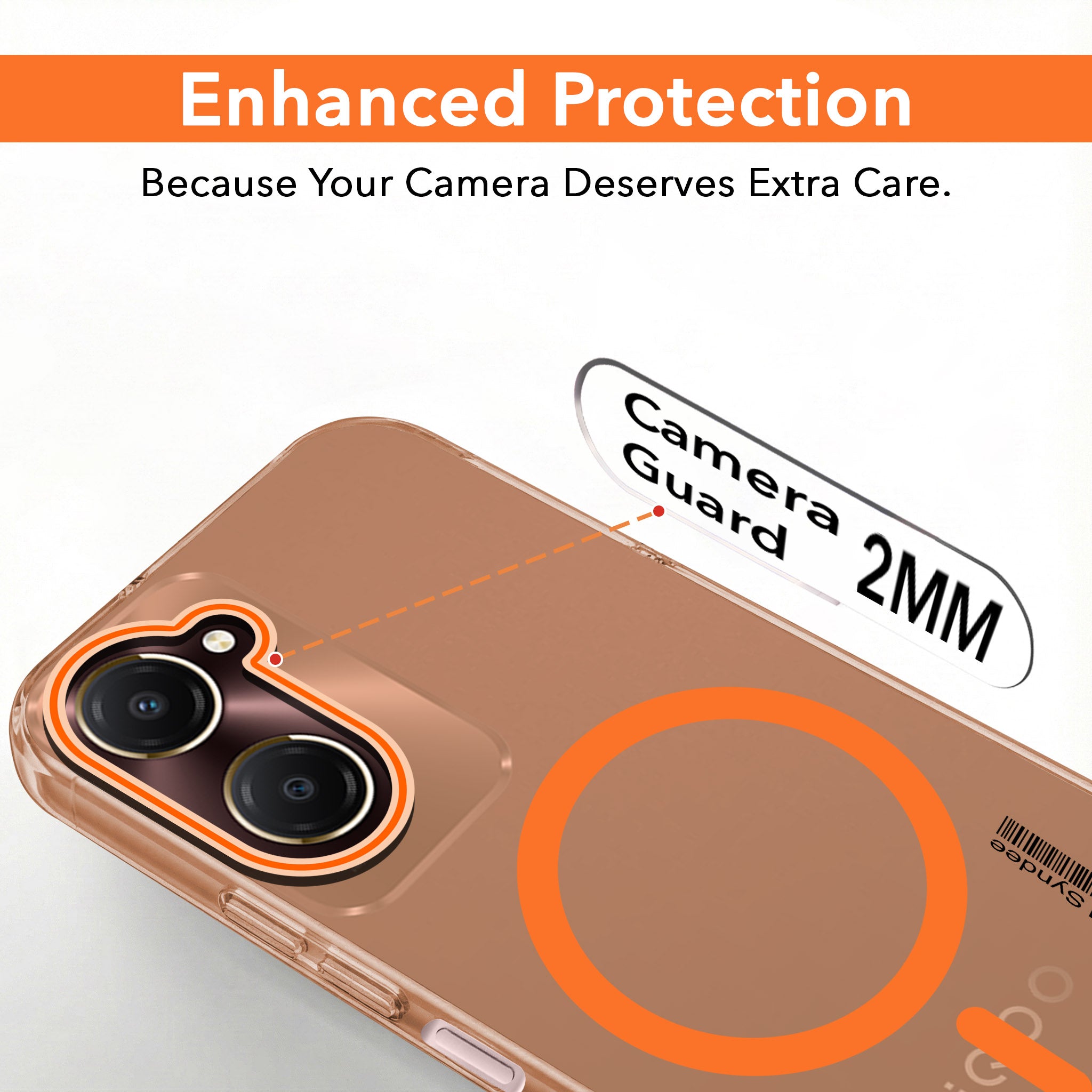 For Vivo iQOO Z9 Lite Back Cover Case (Soft Touch | Camera Bump Protection | MagSafe Compatible | Matte Finish)