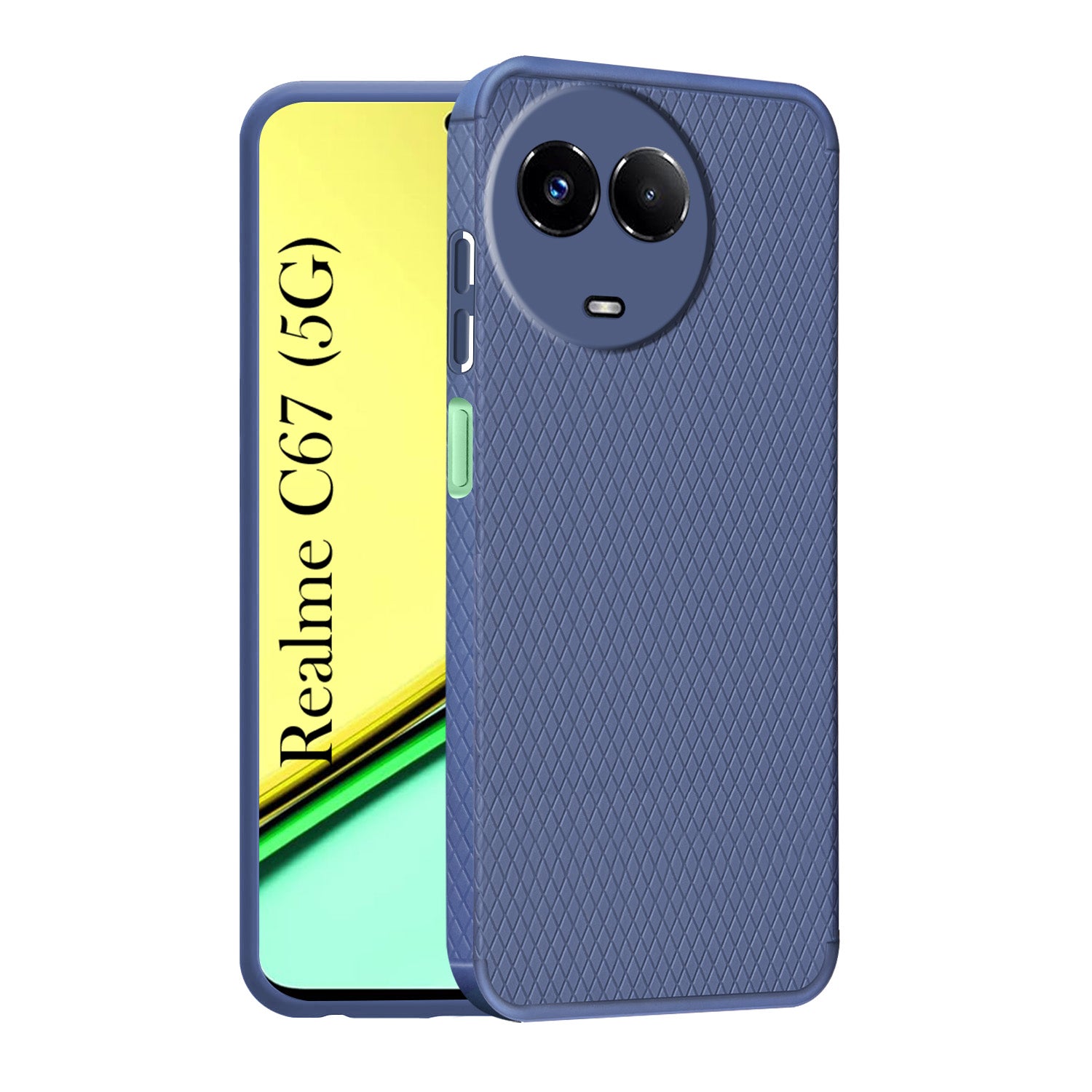 For Realme C67 Back Cover Case (Liquid Silicone | Side Grip | Camera Protection)