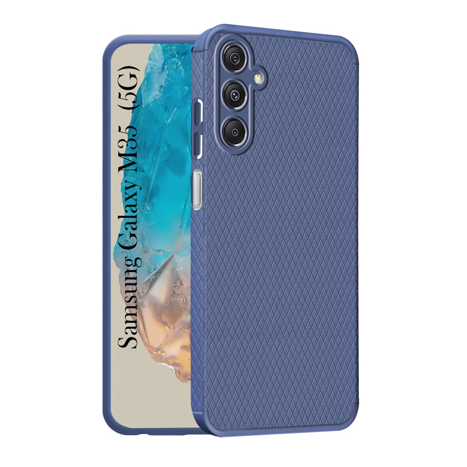 For Samsung Galaxy M35 5G Back Cover ( Silicone Clear Shockproof Case with Camera Protection | Soft and Flexible | Transparent)