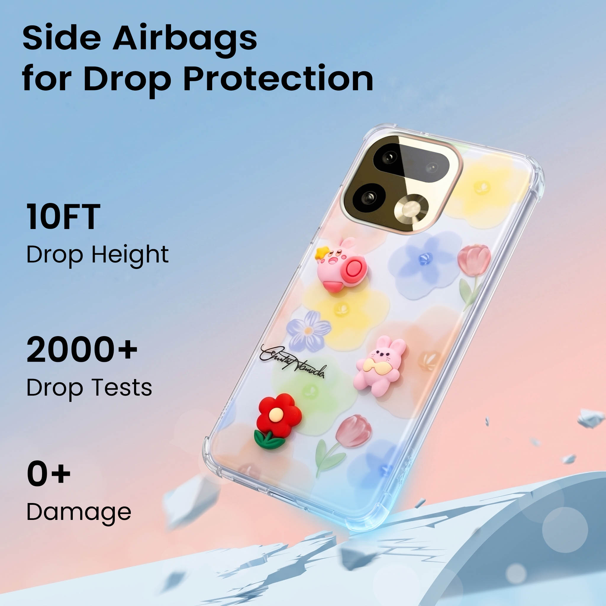 For Realme 16 Pro Plus 5G Back Cover Case (3D Cute Cartoons | Hard Back Side Soft | Matte Premium Finish | HD Printing)
