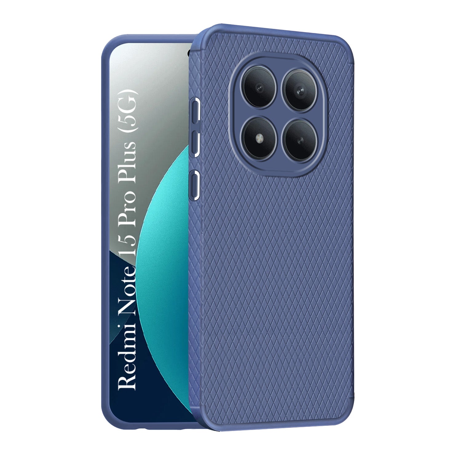 For Xiaomi Redmi Note 15 Pro Plus 5G Back Cover Case Liquid Silicone (Camera Protection | Side Grip Texture | Soft and Flexible)