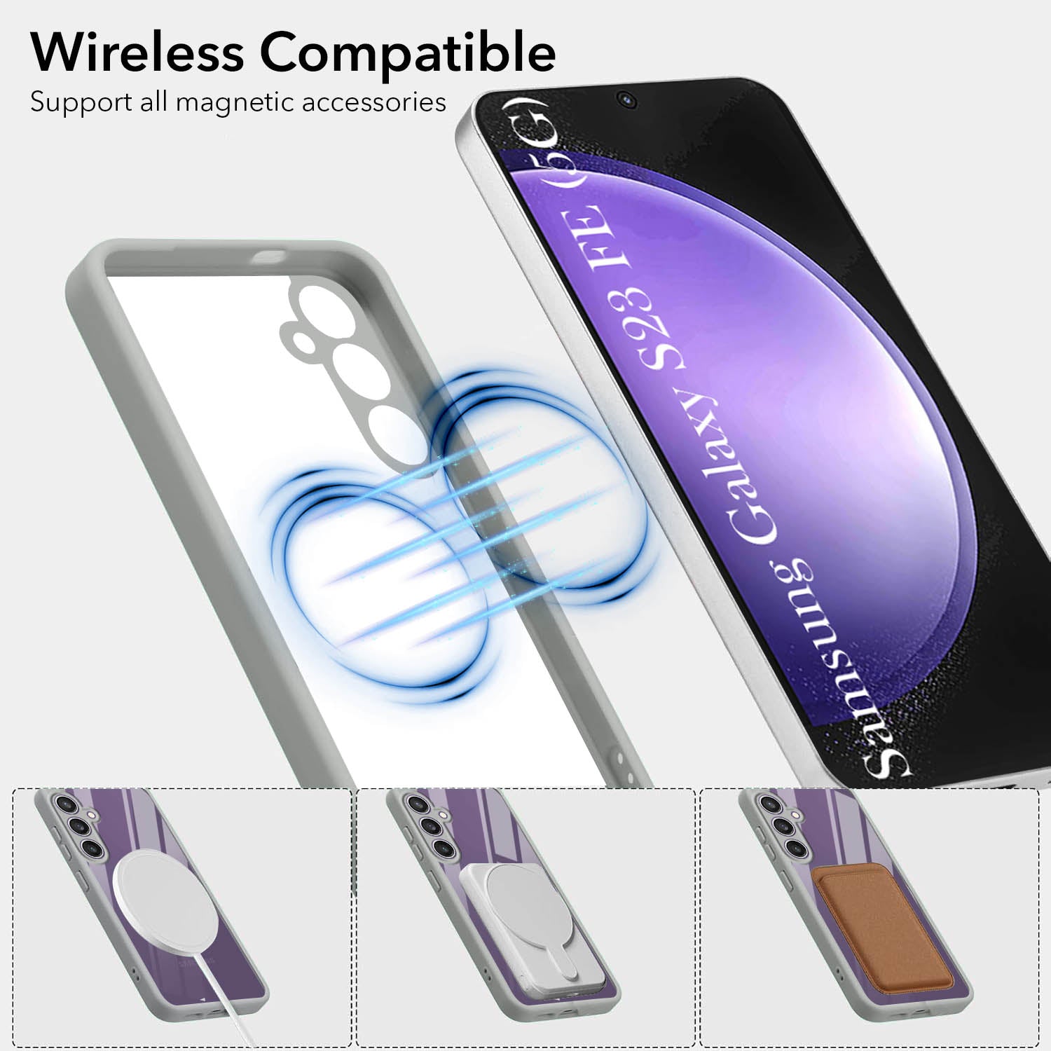 For Samsung Galaxy S23 FE 5G Back Cover Case (Lifetime Anti Yellow | Anti Scratch | Crystal Clear Shockproof)