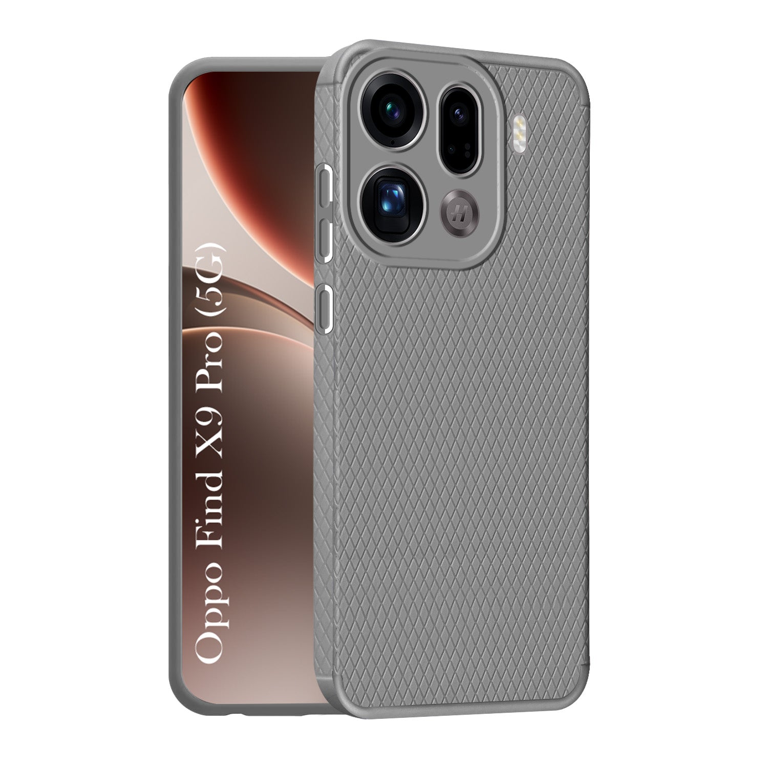 For Oppo Find X9 Pro Back Cover Case Liquid Silicone (Camera Protection | Side Grip Texture | Soft and Flexible)