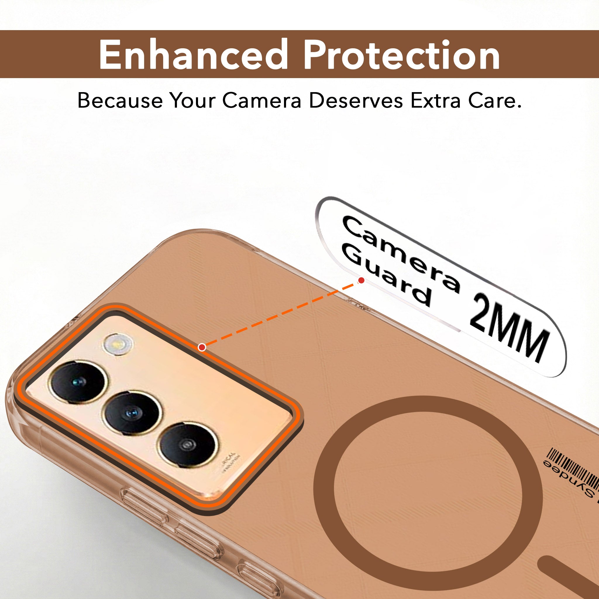 For Vivo Y200e Back Cover Case (Soft Touch | Camera Bump Protection | MagSafe Compatible | Matte Finish)