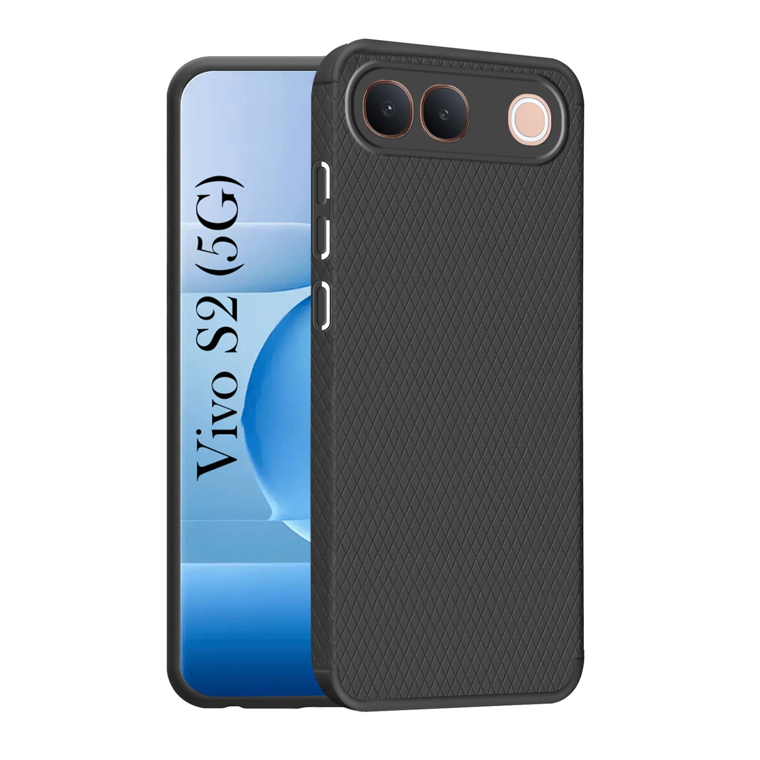 For Vivo S2 5G Back Cover Case Liquid Silicone (Camera Protection | Side Grip Texture | Soft and Flexible)