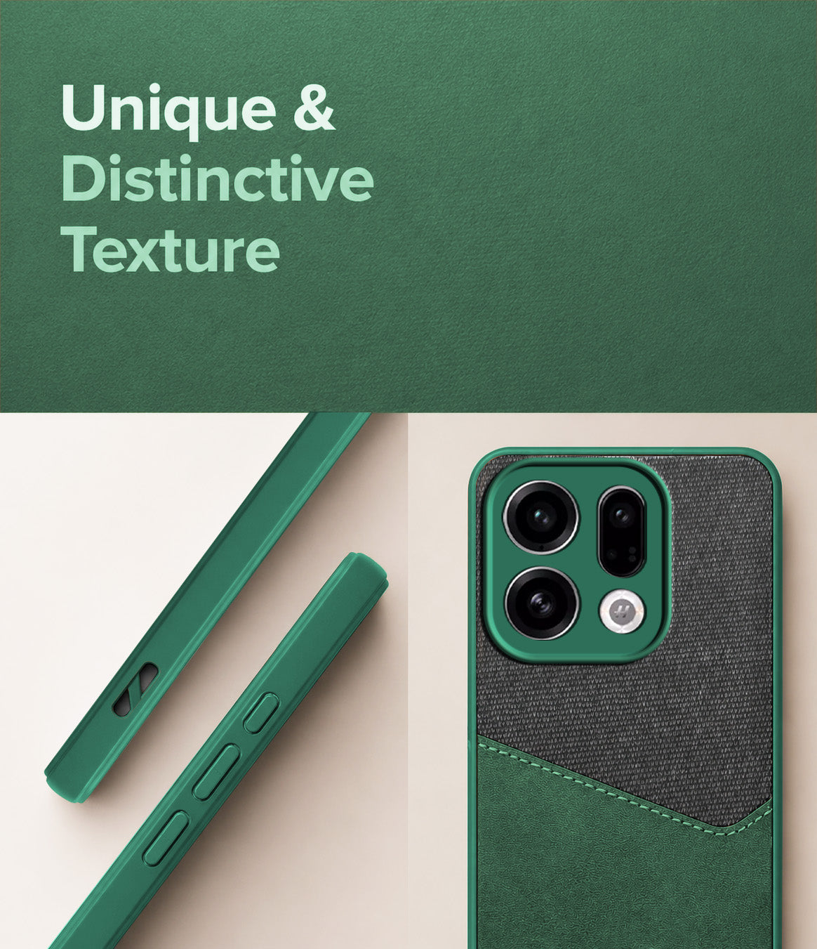 For Oppo Find X9 | Oppo Find X9s Back Cover Case (Dual PU Leather Stitch | Professional Minimalist | Soft and Flexible)