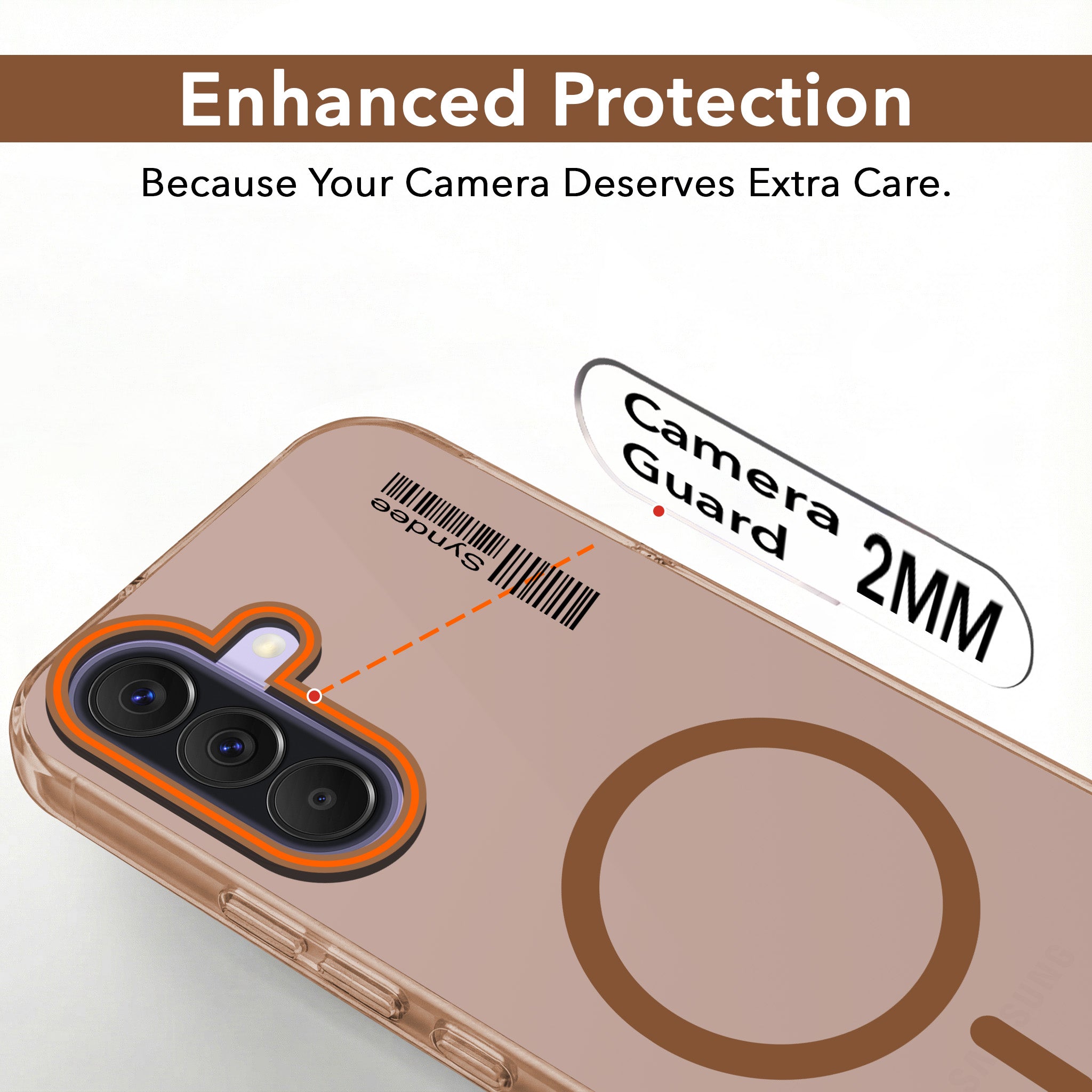 For Samsung Galaxy A57 5G Back Cover Case (Soft Touch | Camera Bump Protection | MagSafe Compatible | Matte Finish)