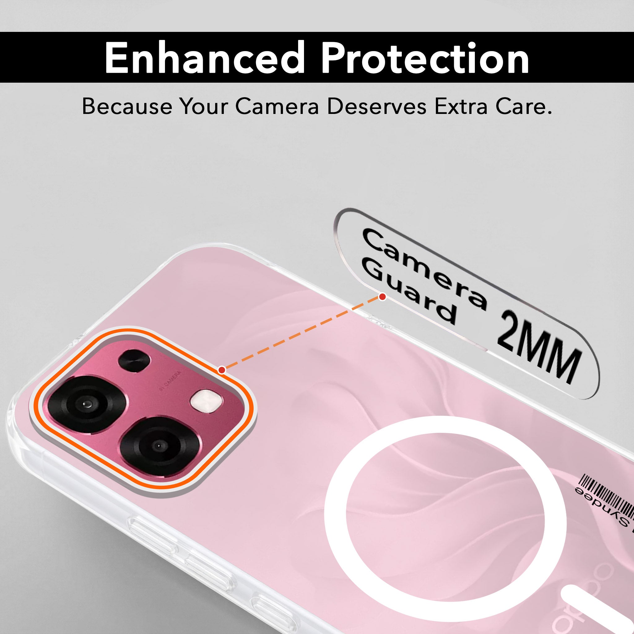 For Oppo F31 5G | Oppo F33 5G Back Cover Case (Soft Touch | Camera Bump Protection | MagSafe Compatible | Matte Finish)
