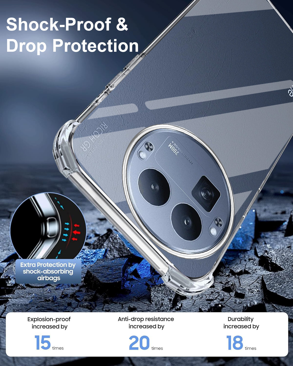 For Realme GT 8 Pro Back Cover Shockproof Crystal-Clear (Drop & Camera Protection | Hard Polycarbonate)