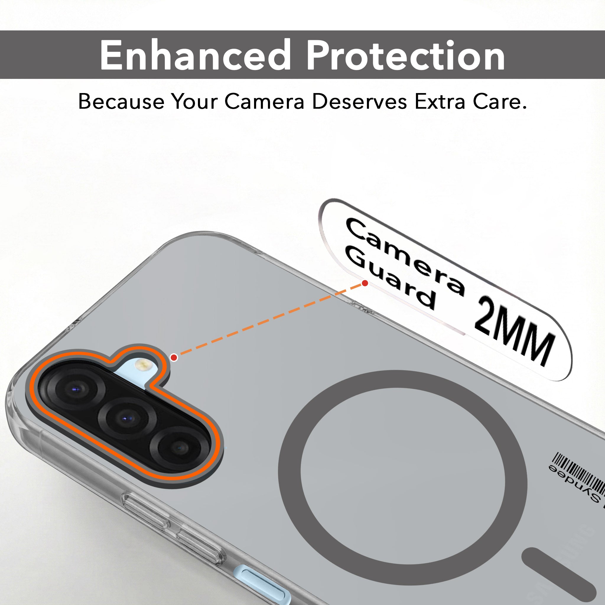 For Samsung Galaxy A16 5G Back Cover Case (Soft Touch | Camera Bump Protection | MagSafe Compatible | Matte Finish)