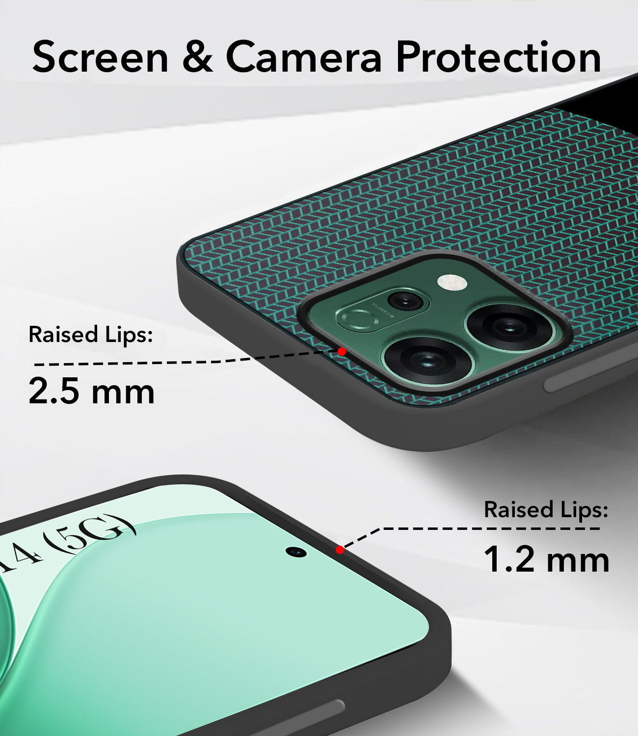 For Oppo Reno14 5G | Oppo Reno 14 5G Silicone Finish Back Cover Case (Premium Minimalist Professional Feel | Camera Protection Bump)