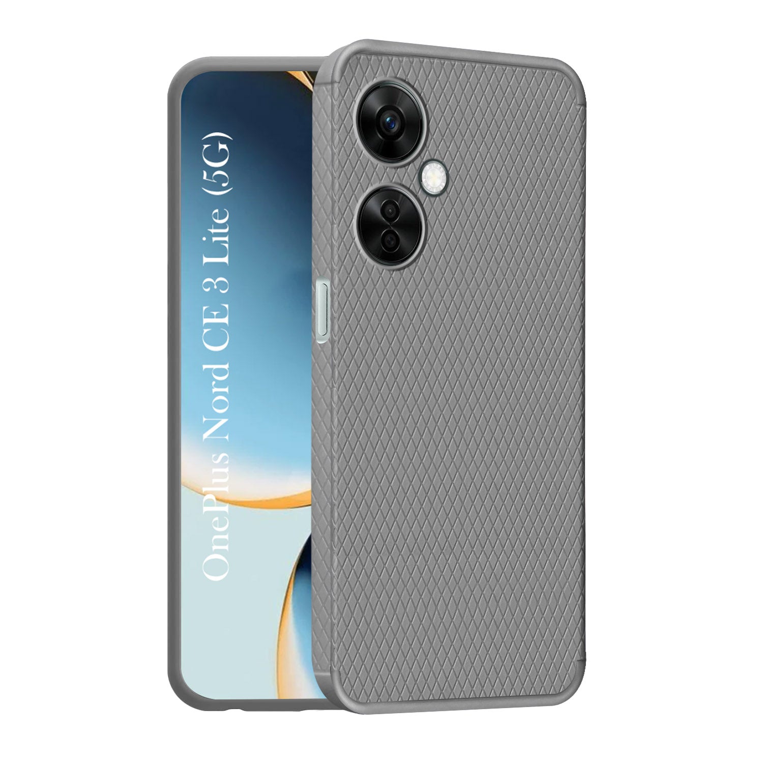 For OnePlus Nord CE 3 Lite Back Cover Case (Liquid Silicone | Side Grip | Camera Protection)