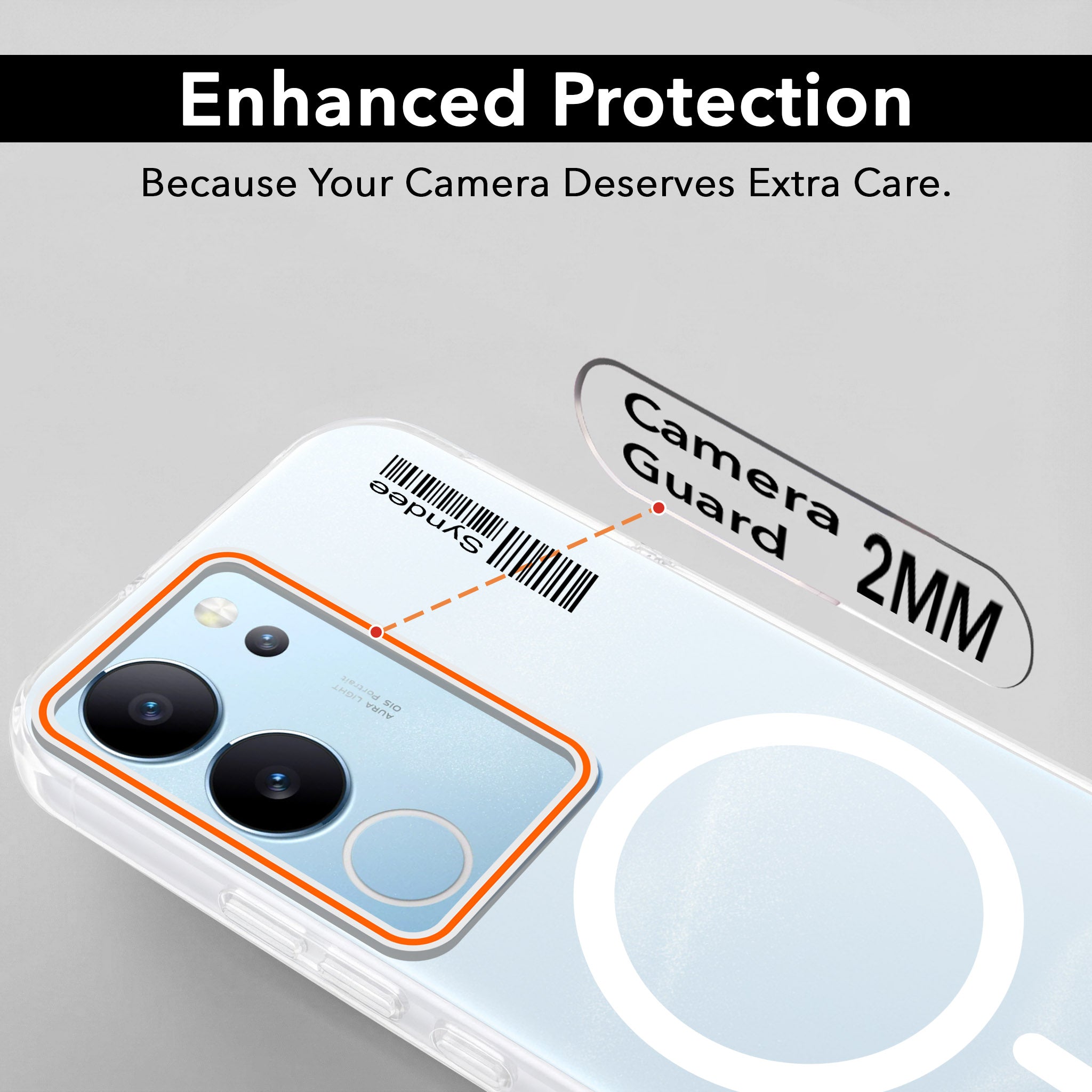 For Vivo V29 | Vivo V29 Pro 5G Back Cover Case (Soft Touch | Camera Bump Protection | MagSafe Compatible | Matte Finish)