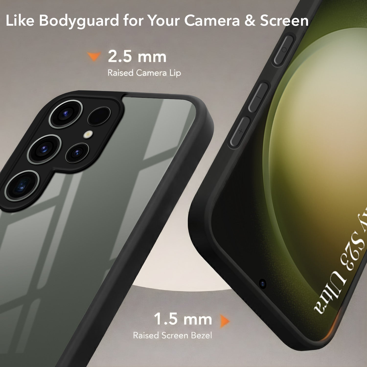 For Samsung Galaxy S23 Ultra Back Cover Case (Built-in Stand | Lifetime Anti Yellow | Kickstand Shockproof | Camera Protection | MagSafe Compatible)