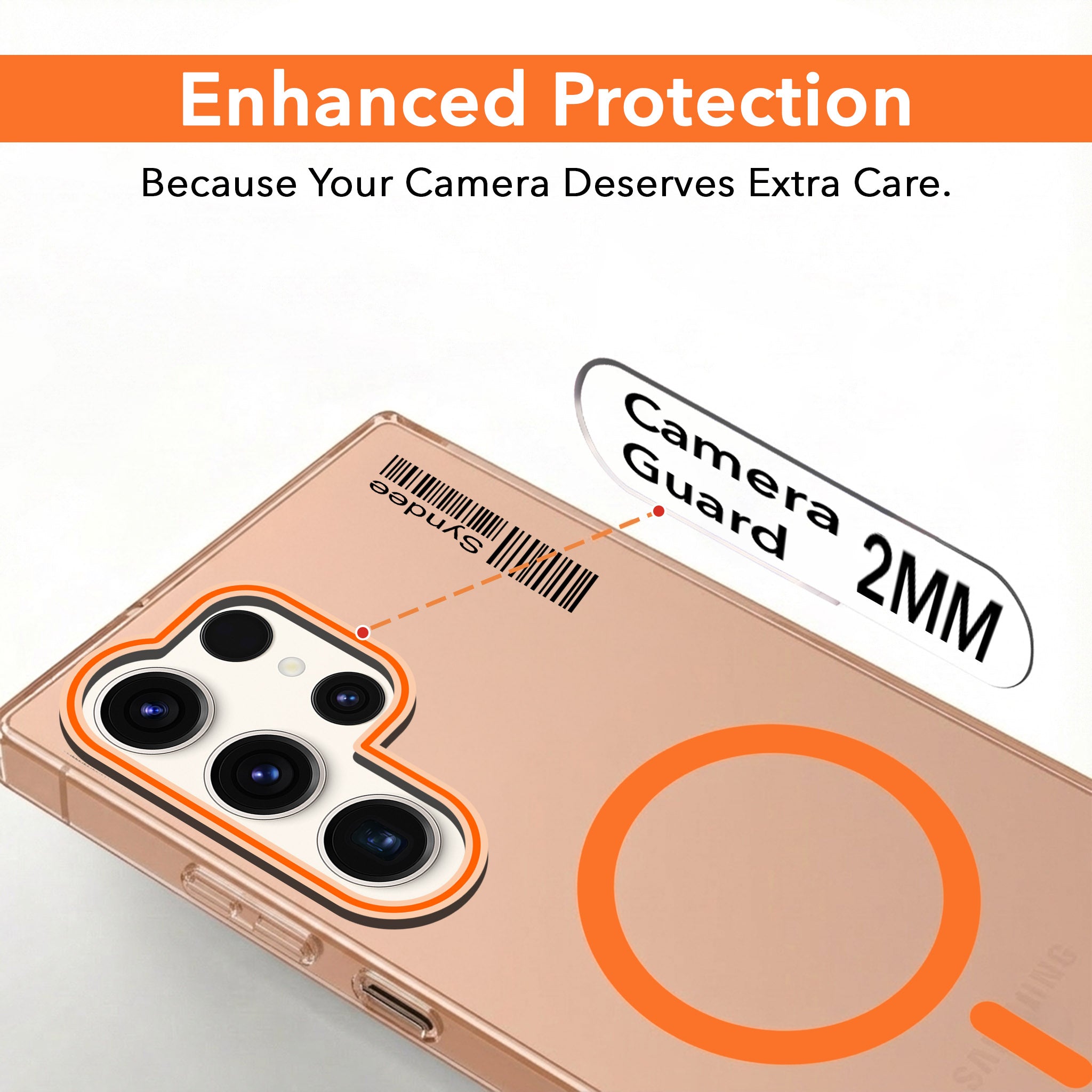 For Samsung Galaxy S23 Ultra 5G Back Cover Case (Soft Touch | Camera Bump Protection | MagSafe Compatible | Matte Finish)