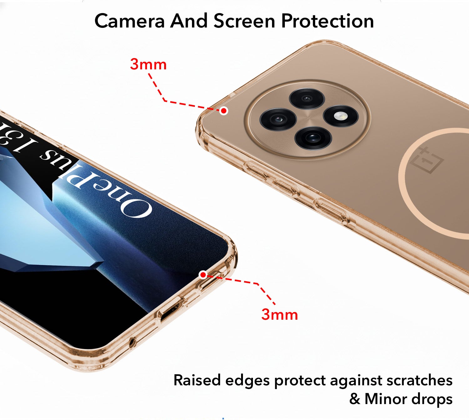 For OnePlus 13R Back Cover Case Silicone (Slim Paper Thin | Camera Protection Bump | Minimalist Professional | Soft Flexible)