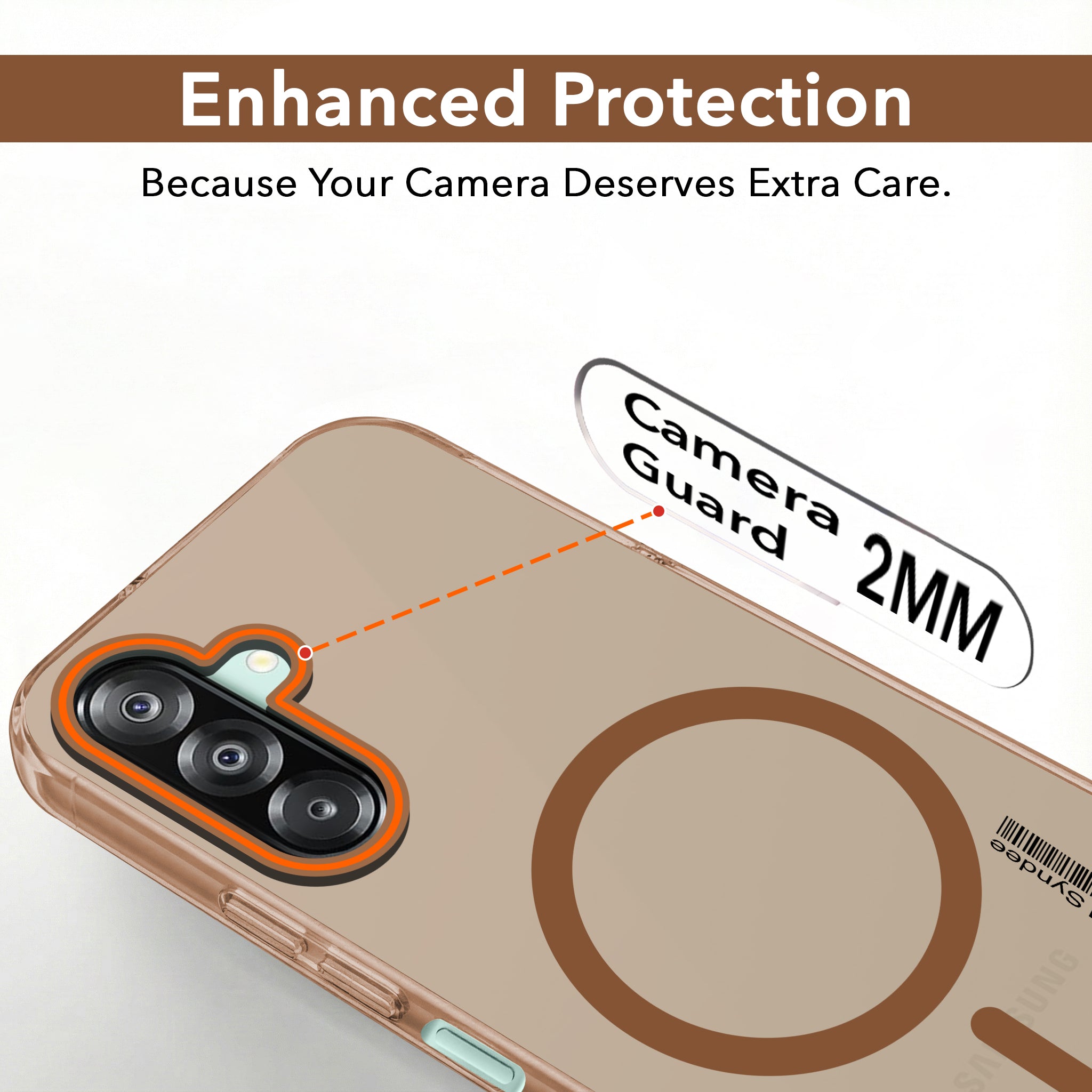For Samsung Galaxy A26 5G Back Cover Case (Soft Touch | Camera Bump Protection | MagSafe Compatible | Matte Finish)