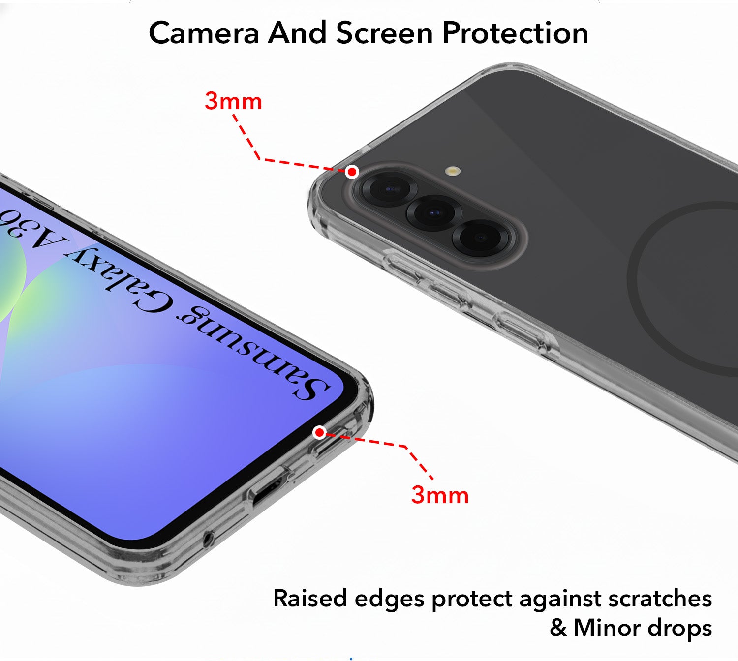 For Samsung Galaxy A36 5G Back Cover Case Silicone (Slim Paper Thin | Camera Protection Bump | Minimalist Professional | Soft Flexible)