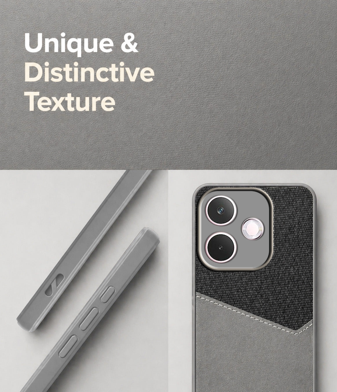For Oppo A5 Pro Back Cover Case (Dual PU Leather Stitch | Professional Minimalist | Soft and Flexible)