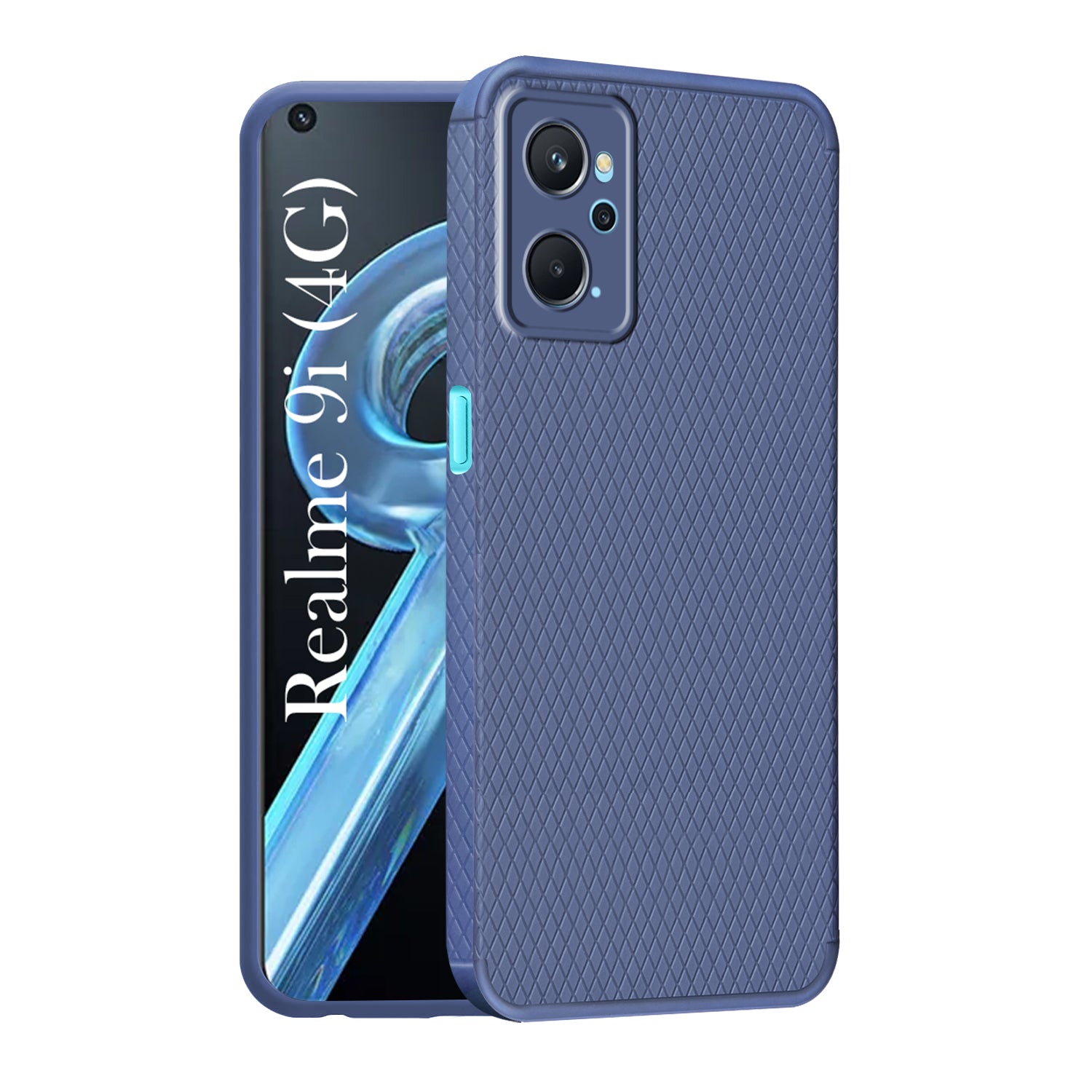 For Realme 9i Back Cover Case (Liquid Silicone | Side Grip | Camera Protection)