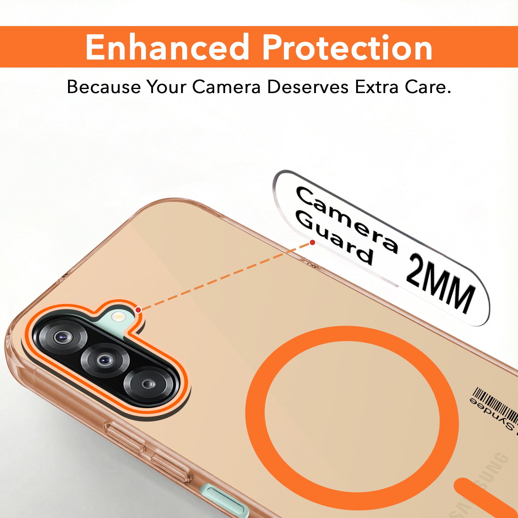 For Samsung Galaxy A26 5G Back Cover Case (Soft Touch | Camera Bump Protection | MagSafe Compatible | Matte Finish)