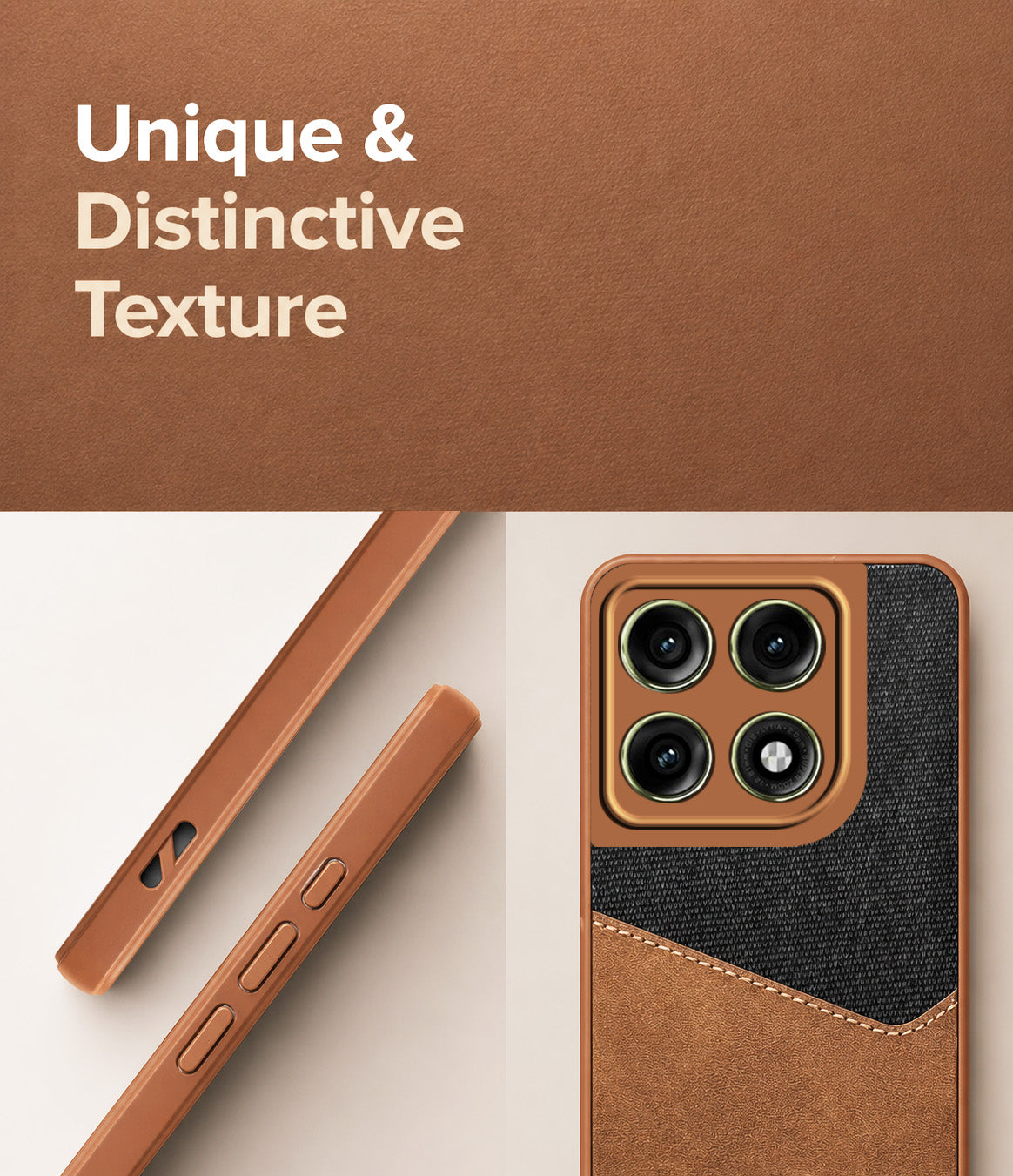 For Motorola Moto Edge 70 Pro Back Cover Case (Dual PU Leather Stitch | Professional Minimalist | Soft and Flexible)