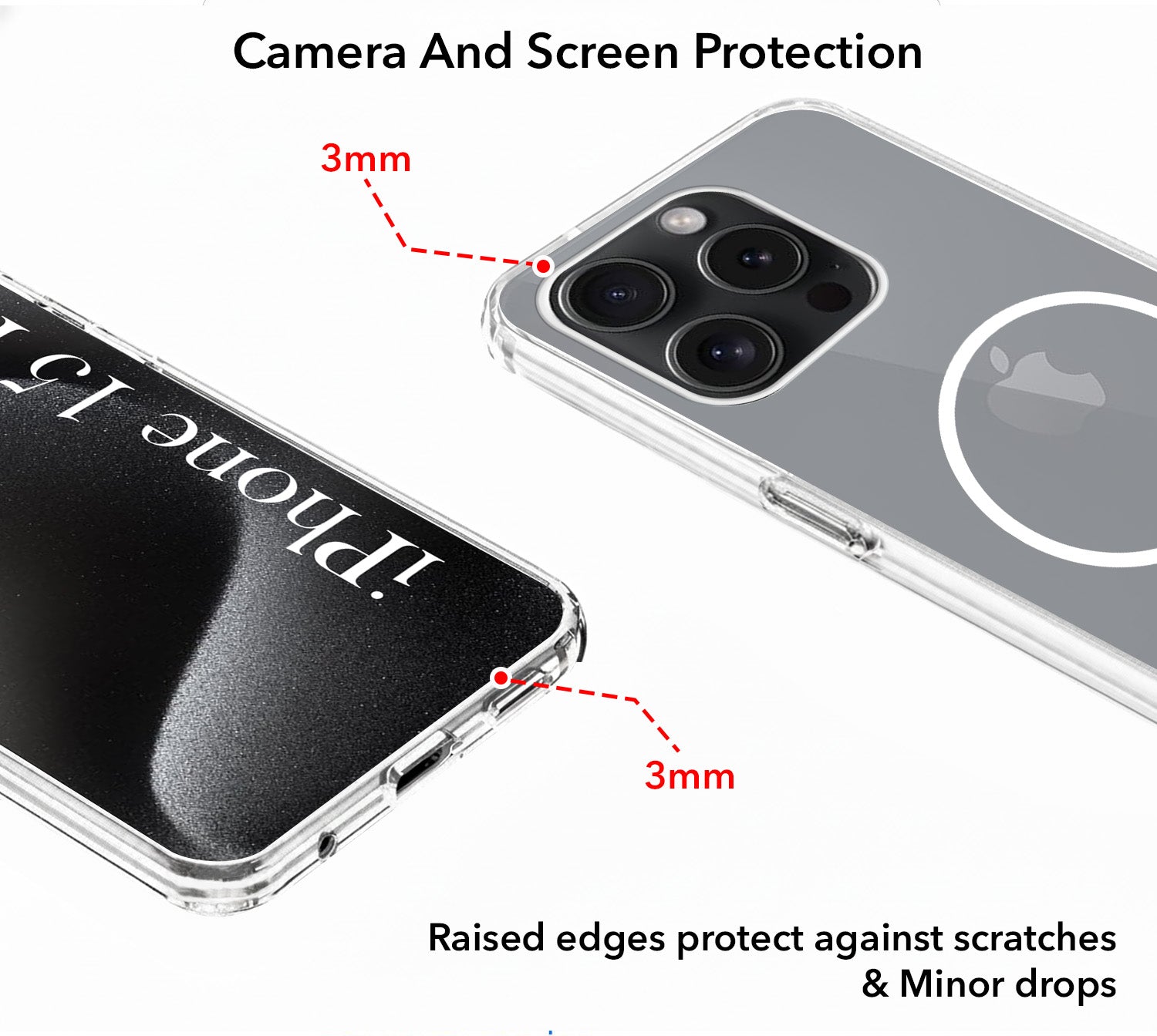 For Apple iPhone 15 Pro Back Cover Case Silicone (Slim Paper Thin | Camera Protection Bump | Minimalist Professional | Soft Flexible)