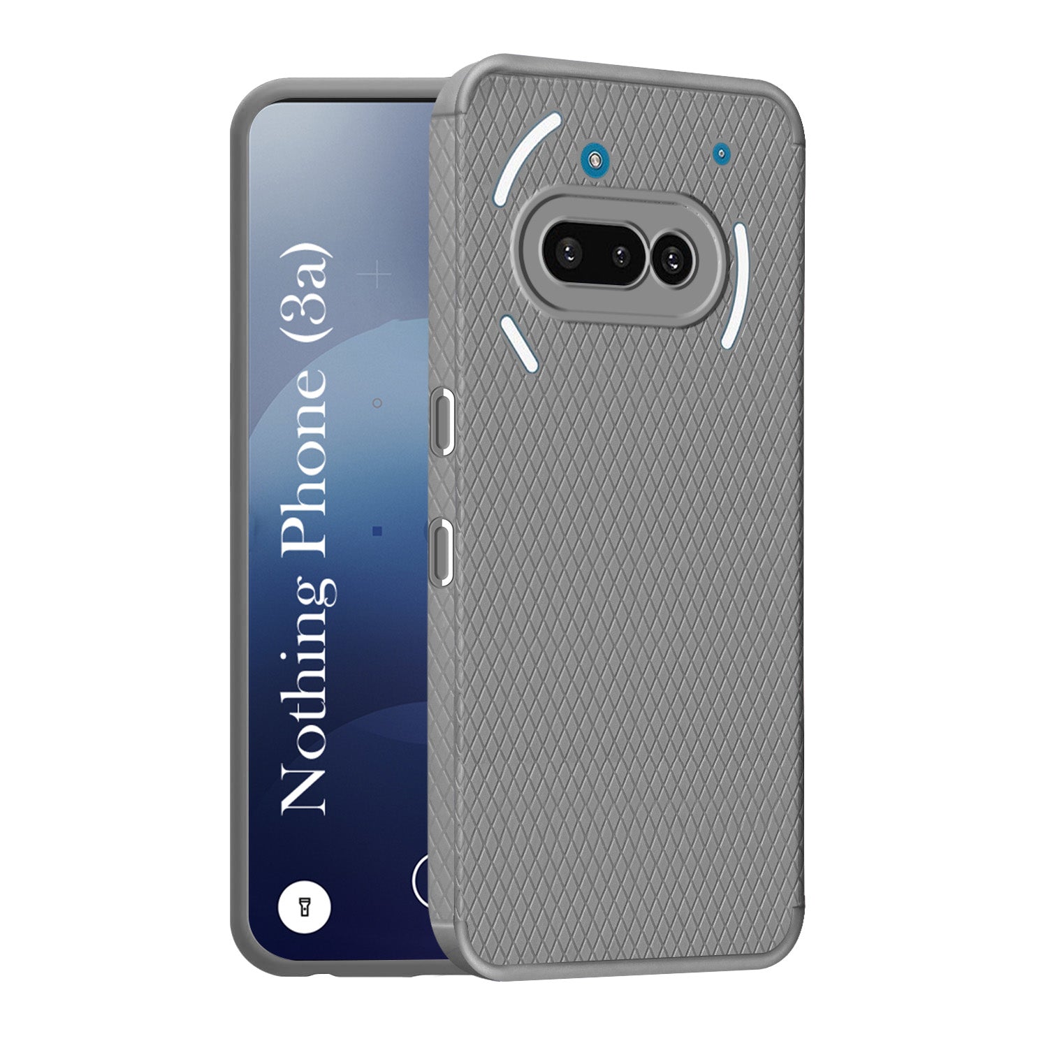 For Nothing Phone 3A 5G Back Cover Case (Liquid Silicone | Side Grip | Camera Protection)