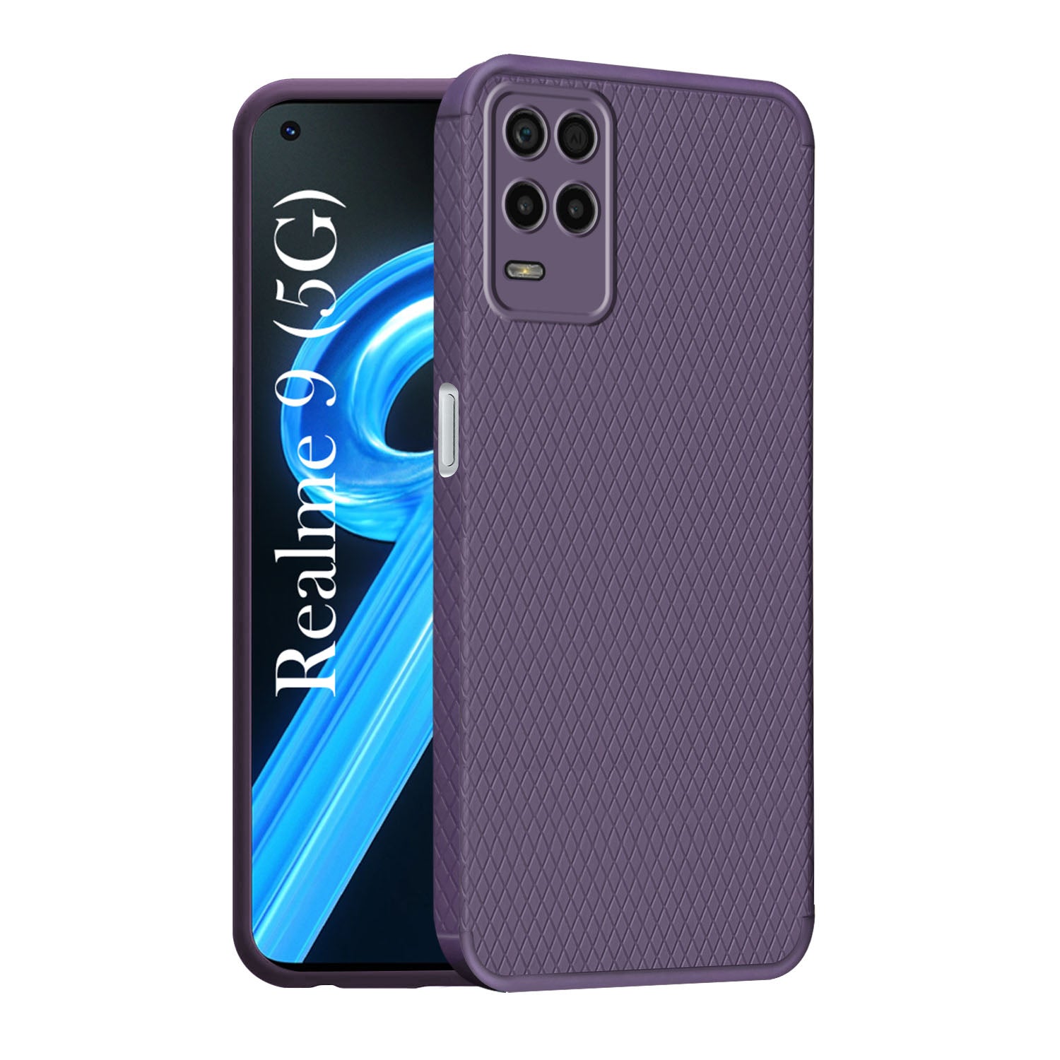 For Realme 9 5G Back Cover Case (Liquid Silicone | Side Grip | Camera Protection)
