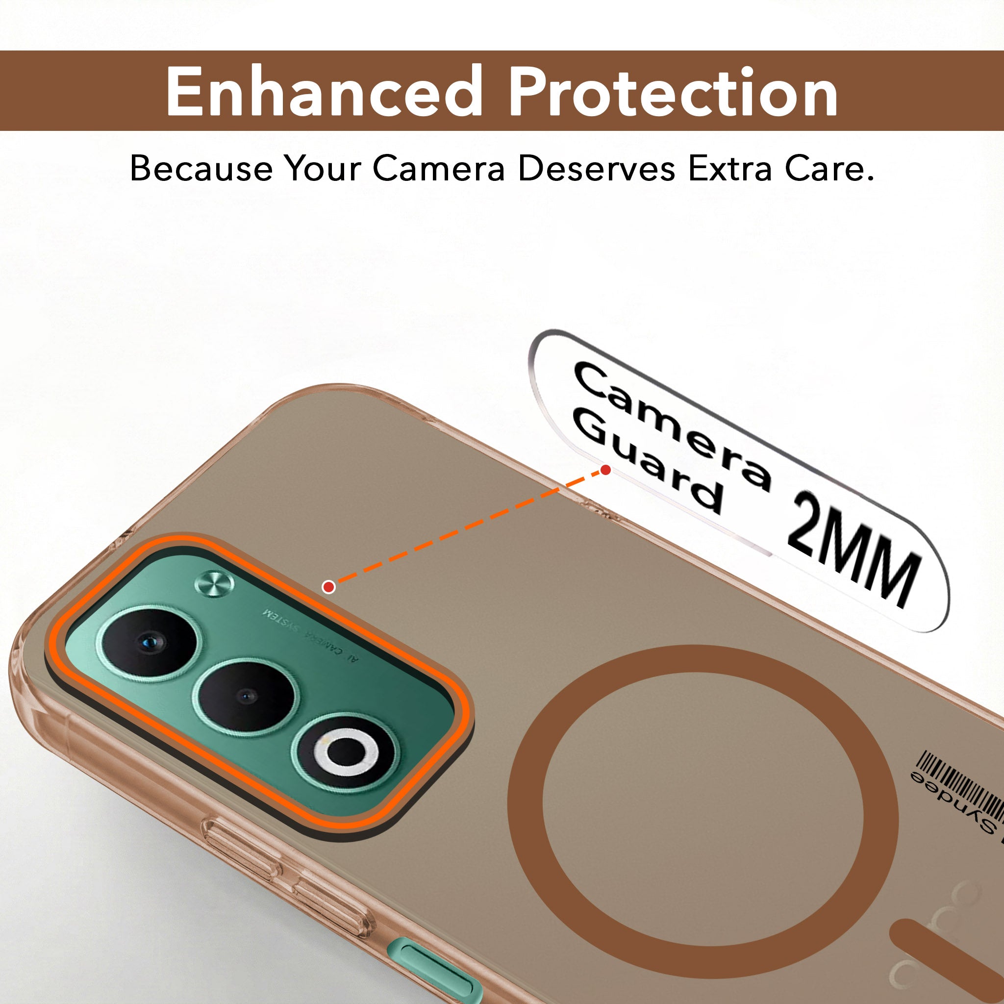 For Oppo A5 5G Back Cover Case (Soft Touch | Camera Bump Protection | MagSafe Compatible | Matte Finish)