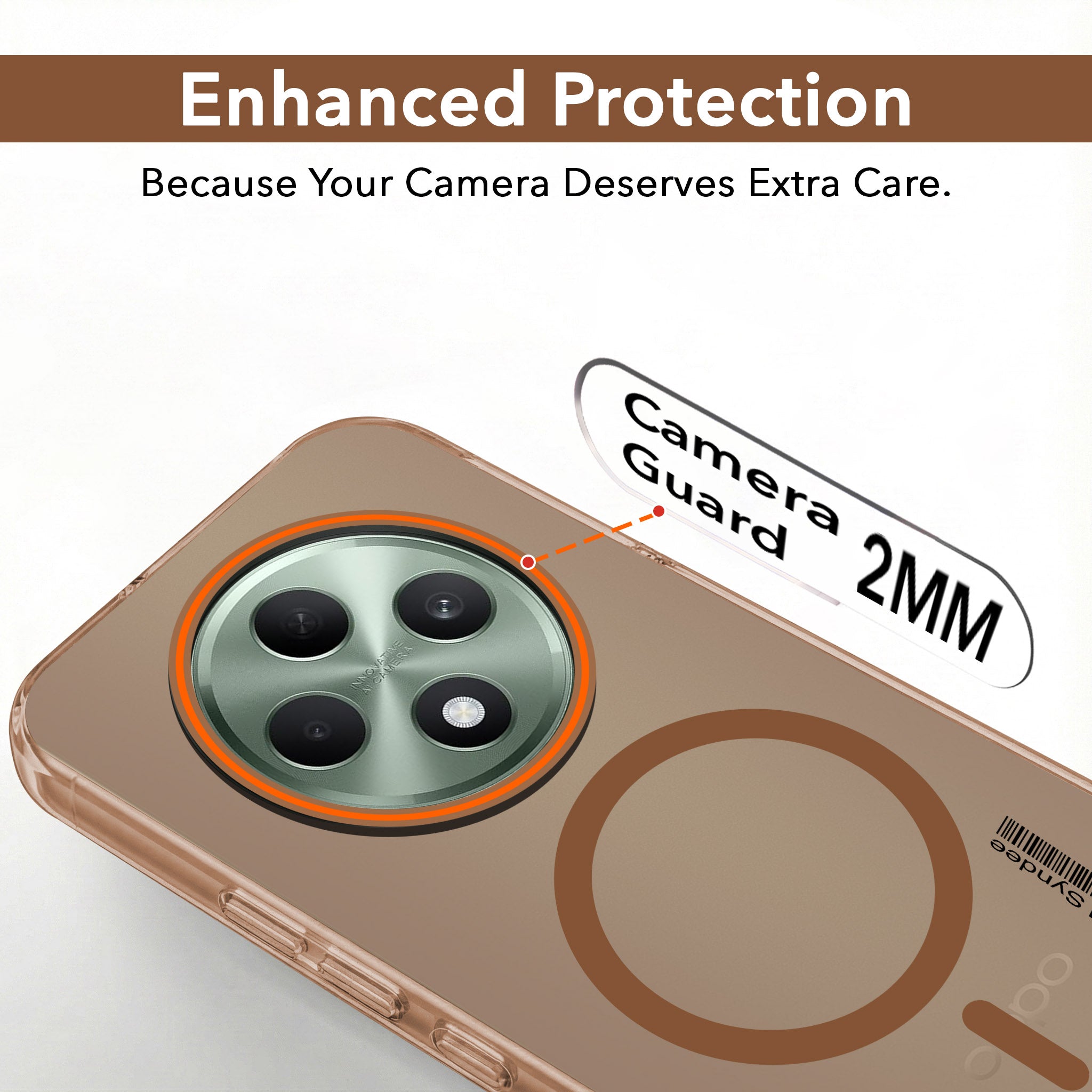 For Oppo F27 5G Back Cover Case (Soft Touch | Camera Bump Protection | MagSafe Compatible | Matte Finish)