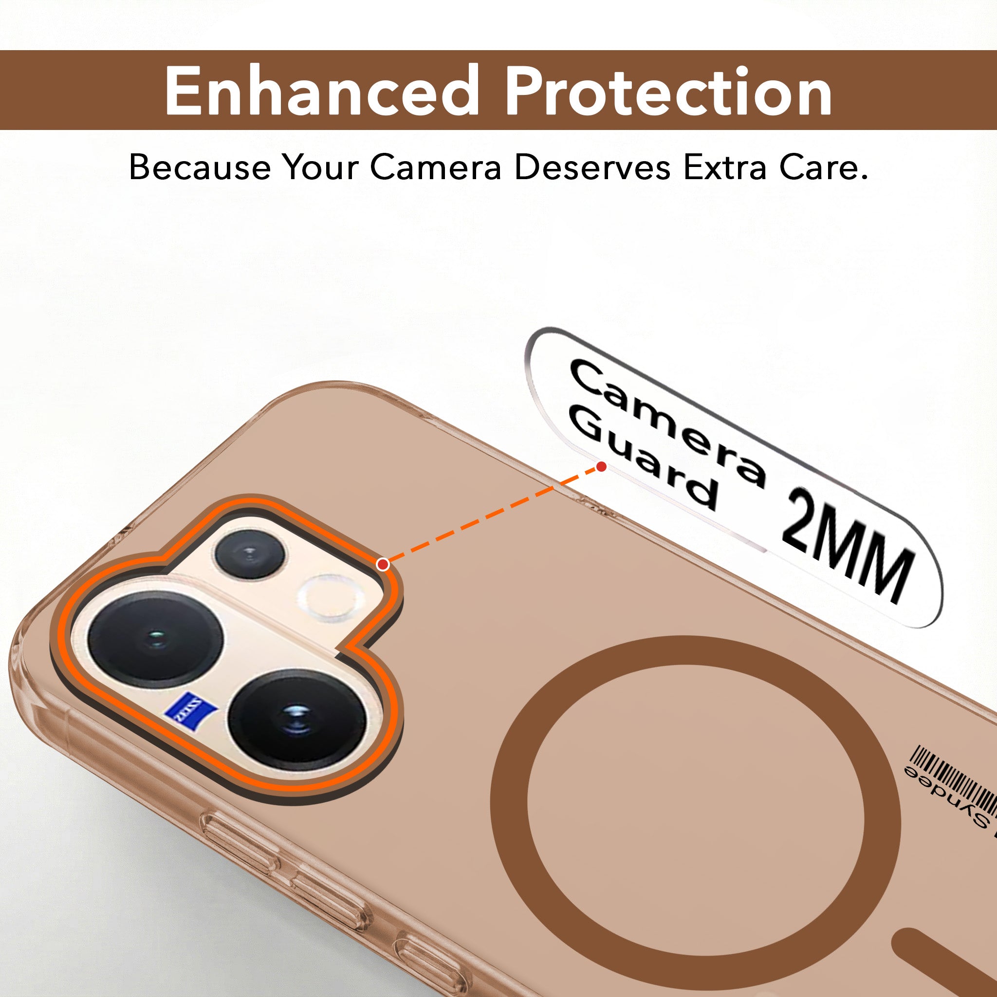 For Vivo V60 | Vivo T4 Pro Back Cover Case (Soft Touch | Camera Bump Protection | MagSafe Compatible | Matte Finish)