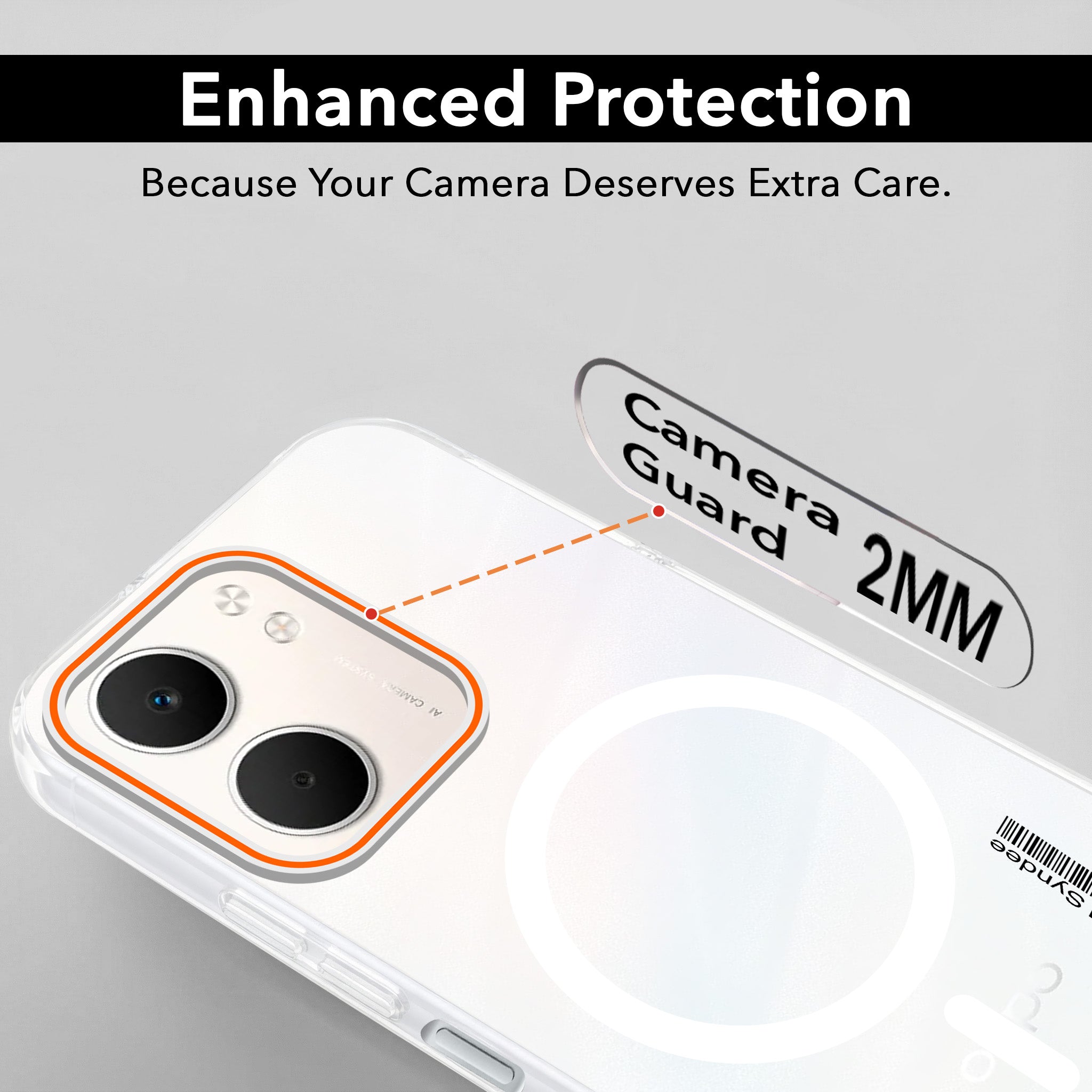 For Oppo A5X Back Cover Case (Soft Touch | Camera Bump Protection | MagSafe Compatible | Matte Finish)