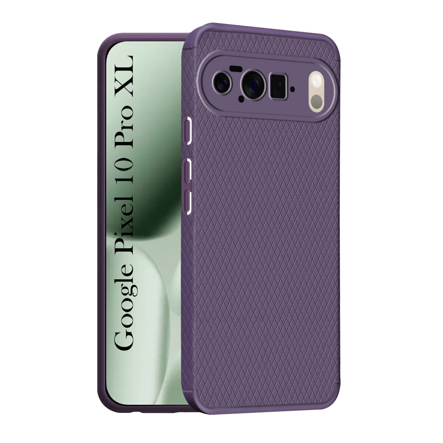 For Google Pixel 10 Pro XL Back Cover Case Liquid Silicone (Camera Protection | Side Grip Texture | Soft and Flexible)