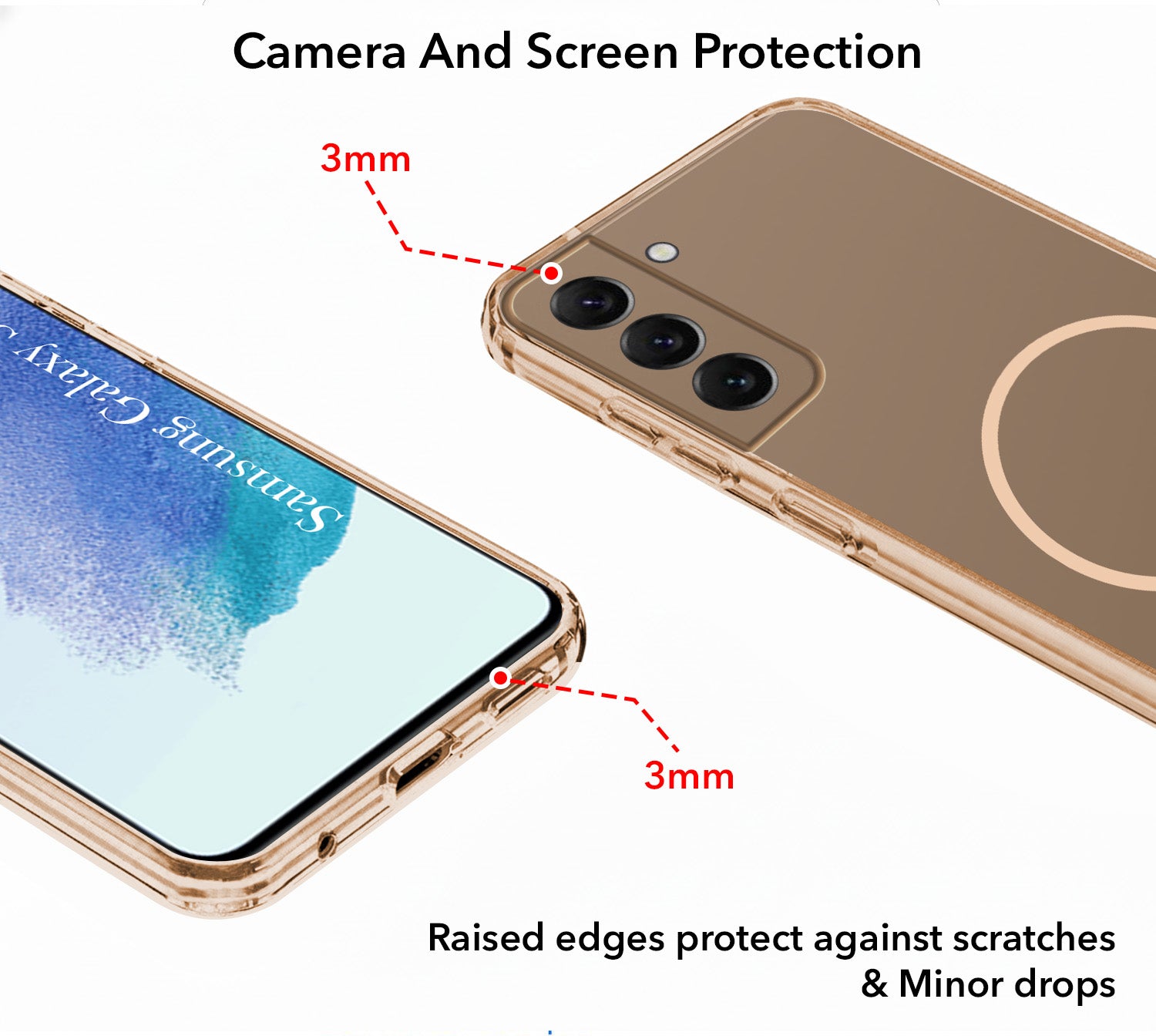 For Samsung Galaxy S21 FE 5G Back Cover Case Silicone (Slim Paper Thin | Camera Protection Bump | Minimalist Professional | Soft Flexible)