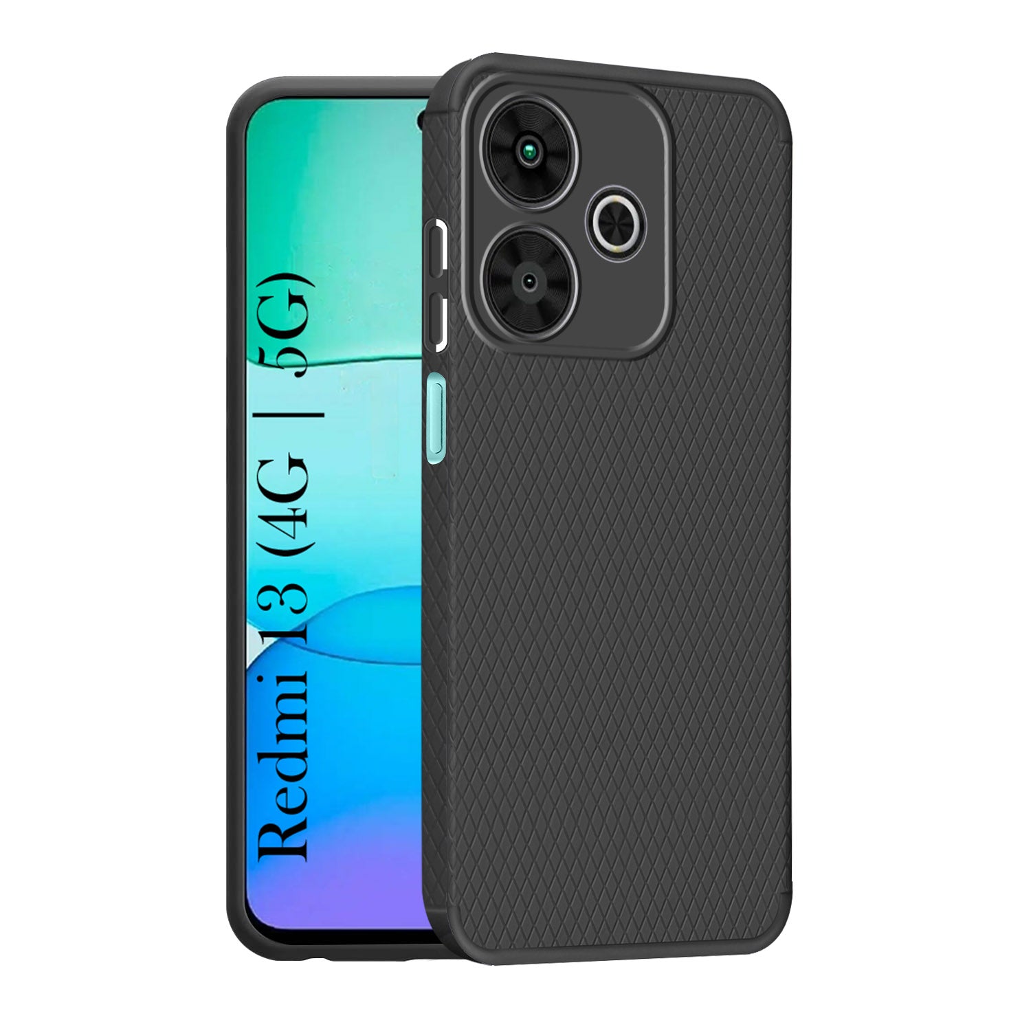 For Xiaomi Mi Redmi 13 4G | 5G  Back Cover Case (Liquid Silicone | Side Grip | Camera Protection)