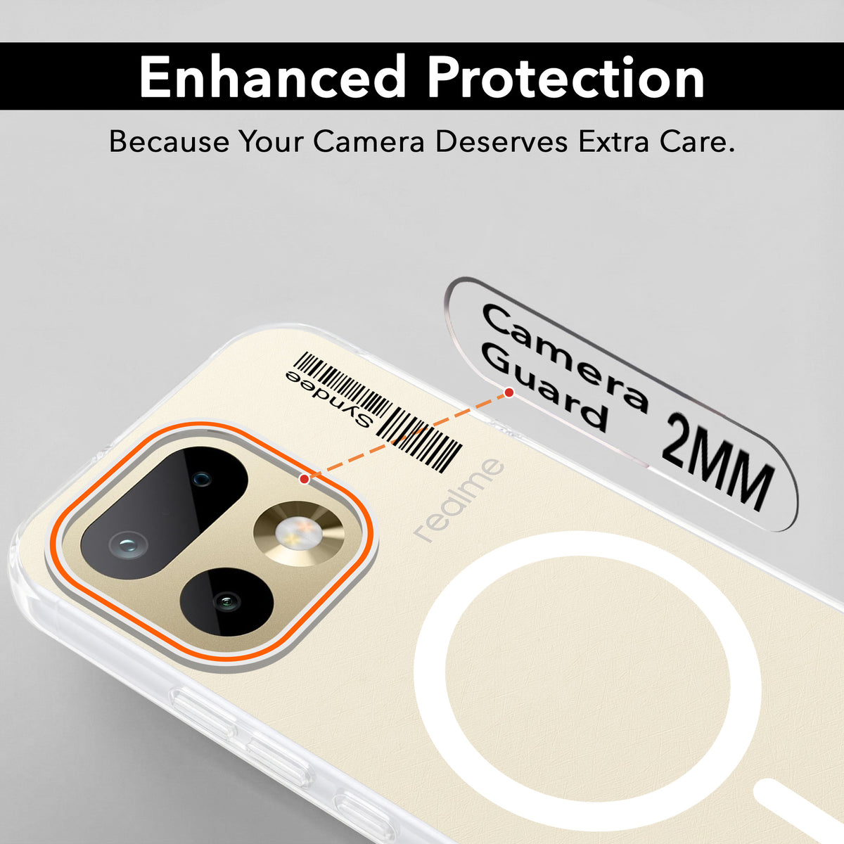 For Realme 16 Pro Back Cover Case (Soft Touch | Camera Bump Protection | MagSafe Compatible | Matte Finish)