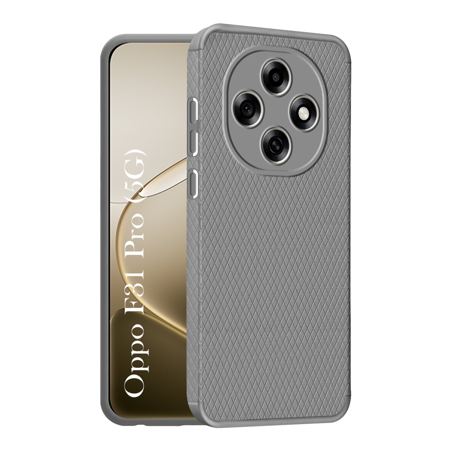 For Oppo F31 Pro Back Cover Case Liquid Silicone (Camera Protection | Side Grip Texture | Soft and Flexible)