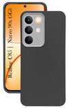 For Realme C85 5G | Realme Narzo 90x Back Cover Case Matte Silicone  (Dual Colour |Full Camera Protection | Sleek and Professional) "