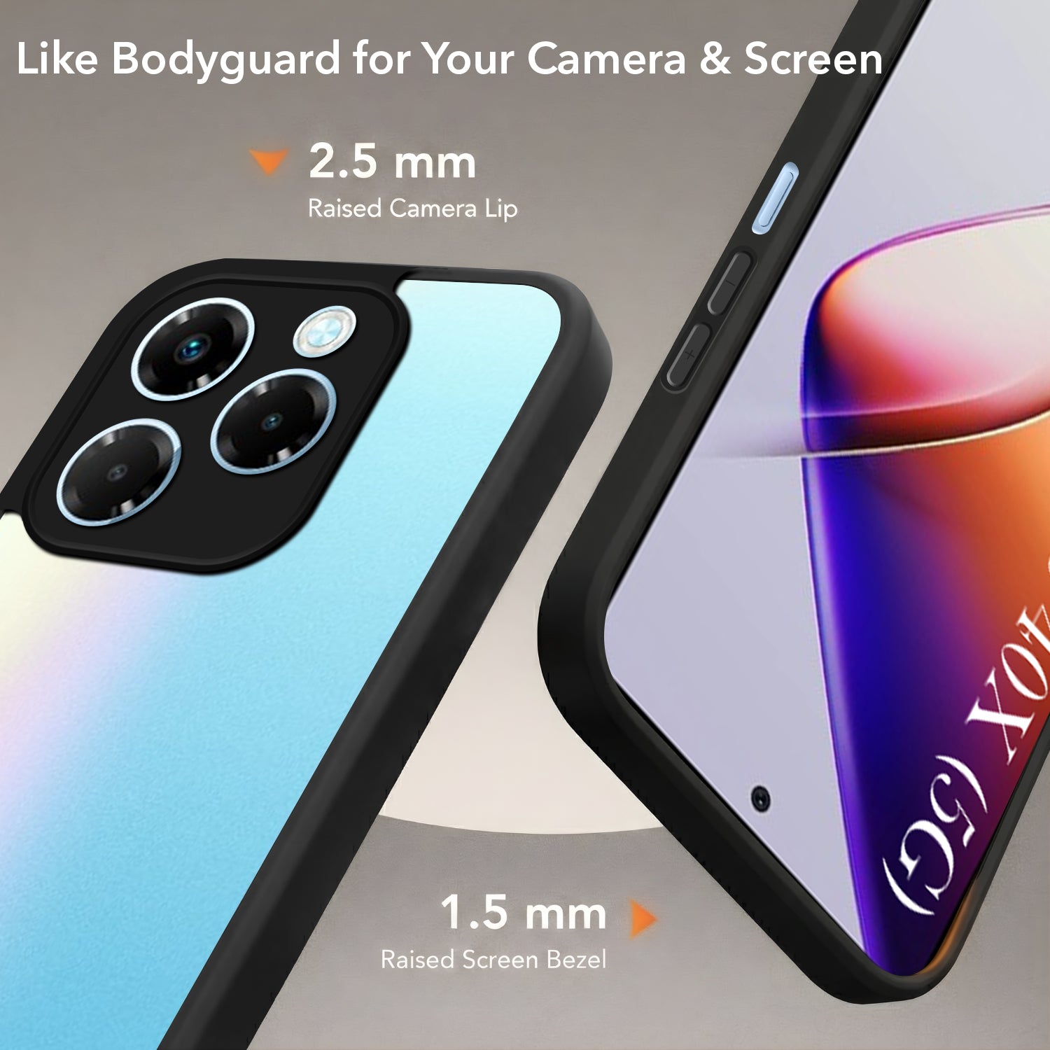 For Infinix Note 40X 5G Back Cover Case (Built-in Stand | Lifetime Anti Yellow | Kickstand Shockproof | Camera Protection | MagSafe Compatible)