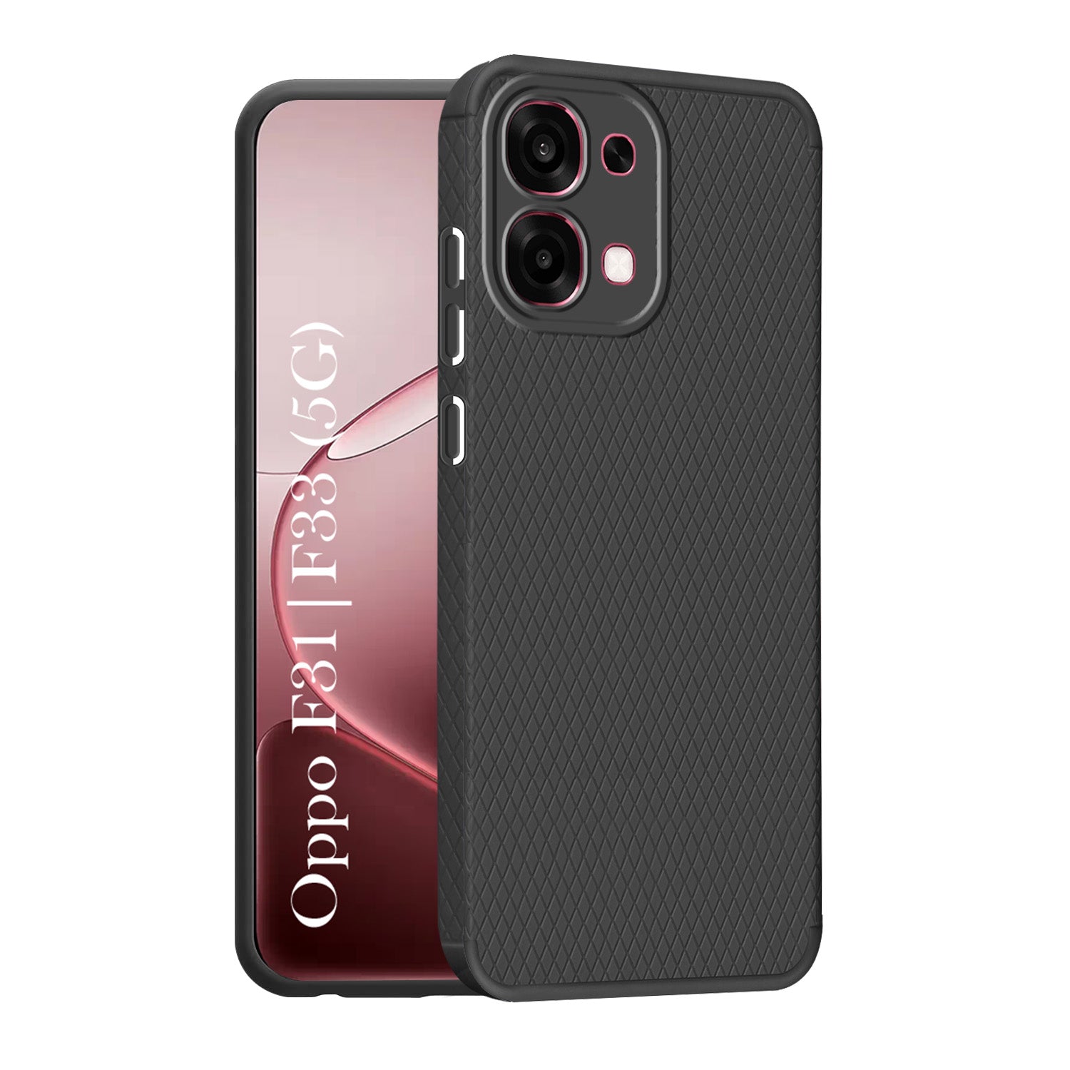 For Oppo F31 5G | Oppo F33 5G Back Cover Case Liquid Silicone (Camera Protection | Side Grip Texture | Soft and Flexible)