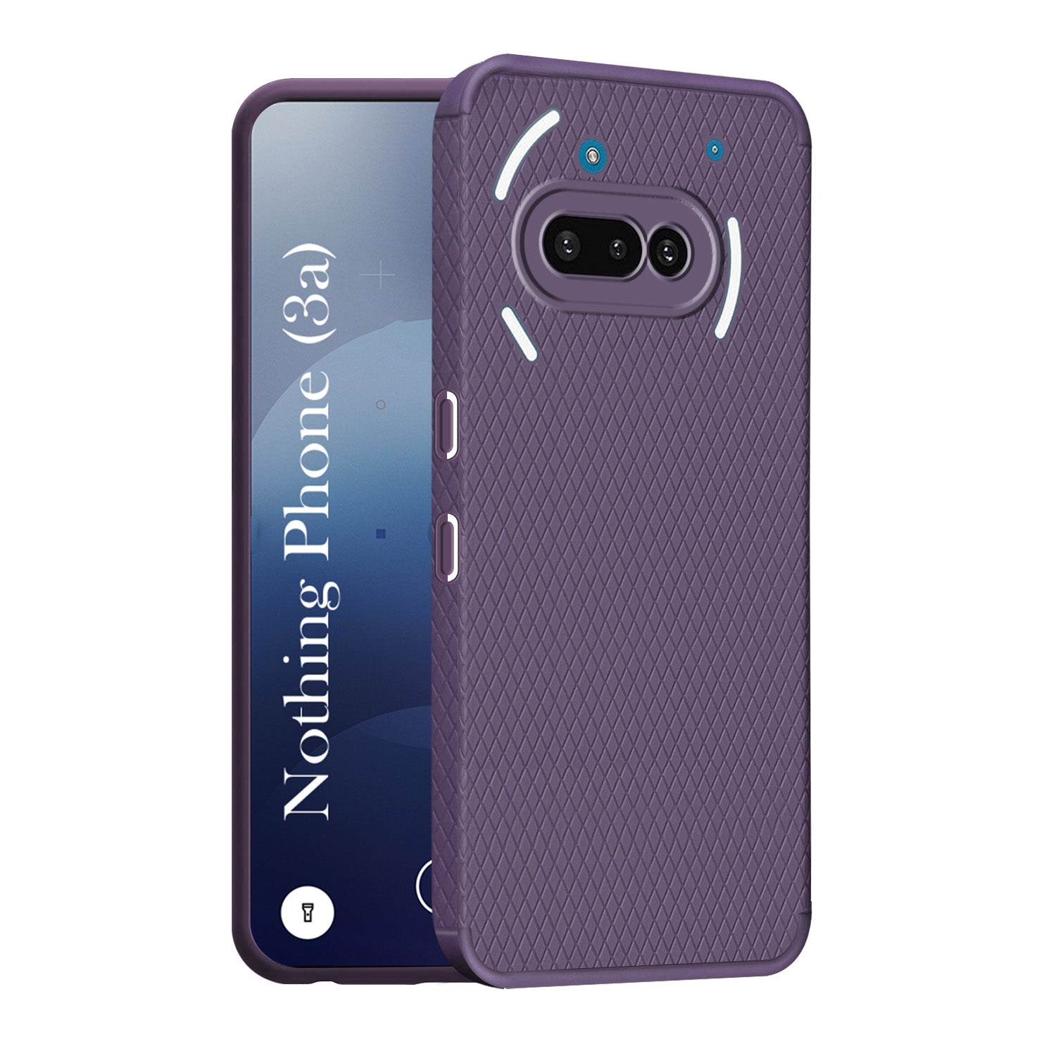 For Nothing Phone 3A 5G Back Cover Case (Liquid Silicone | Side Grip | Camera Protection)