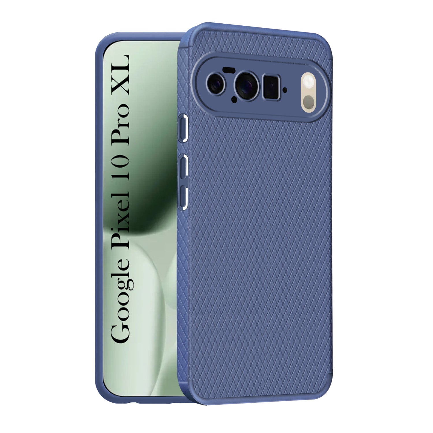 For Google Pixel 10 Pro XL Back Cover Case Liquid Silicone (Camera Protection | Side Grip Texture | Soft and Flexible)