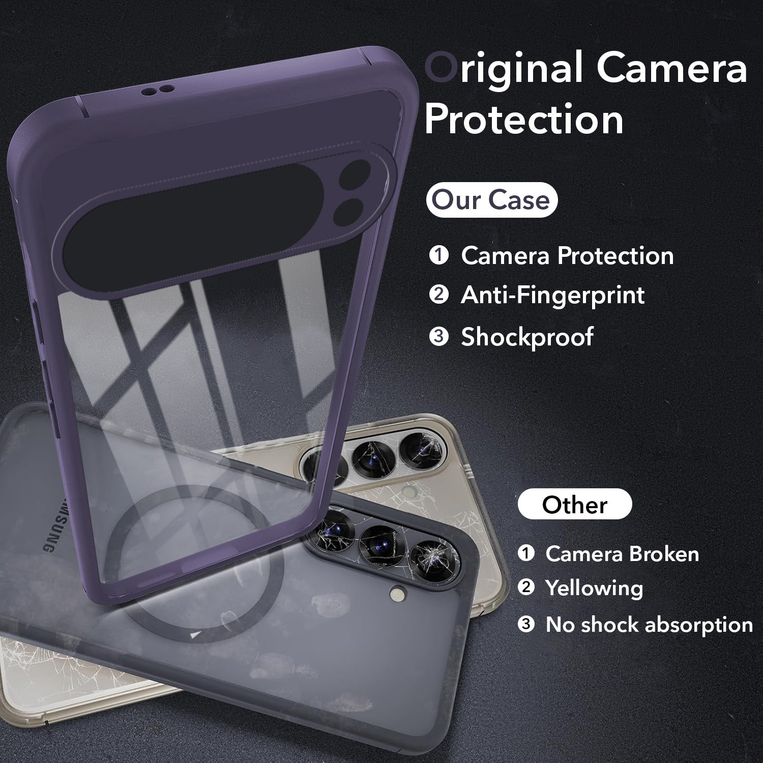 For Google Pixel 10 Pro XL Back Cover Case (Lifetime Anti Yellow | Anti Scratch | Crystal Clear Shockproof)
