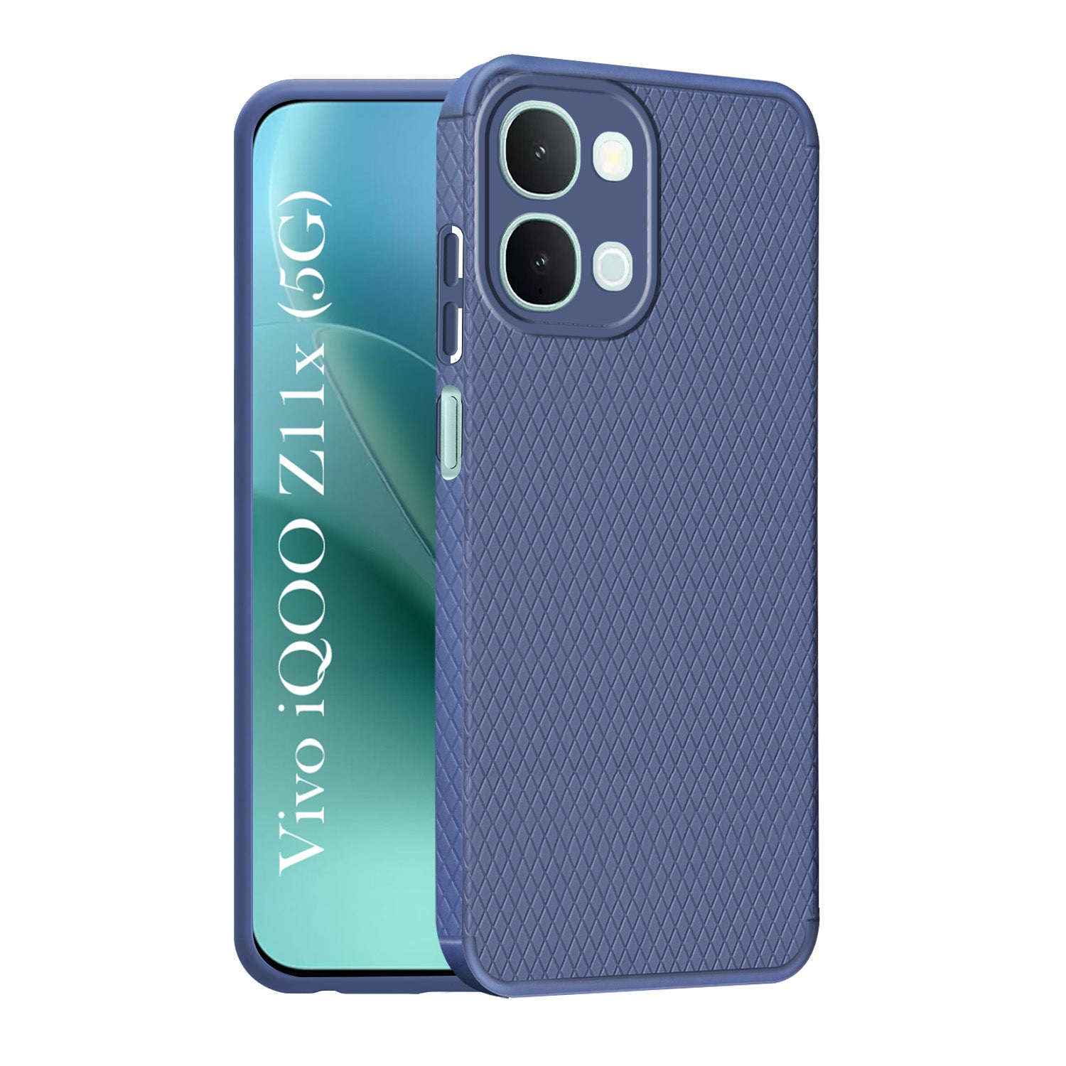 For Vivo iQOO Z11x 5G Back Cover Case Liquid Silicone (Camera Protection | Side Grip Texture | Soft and Flexible)