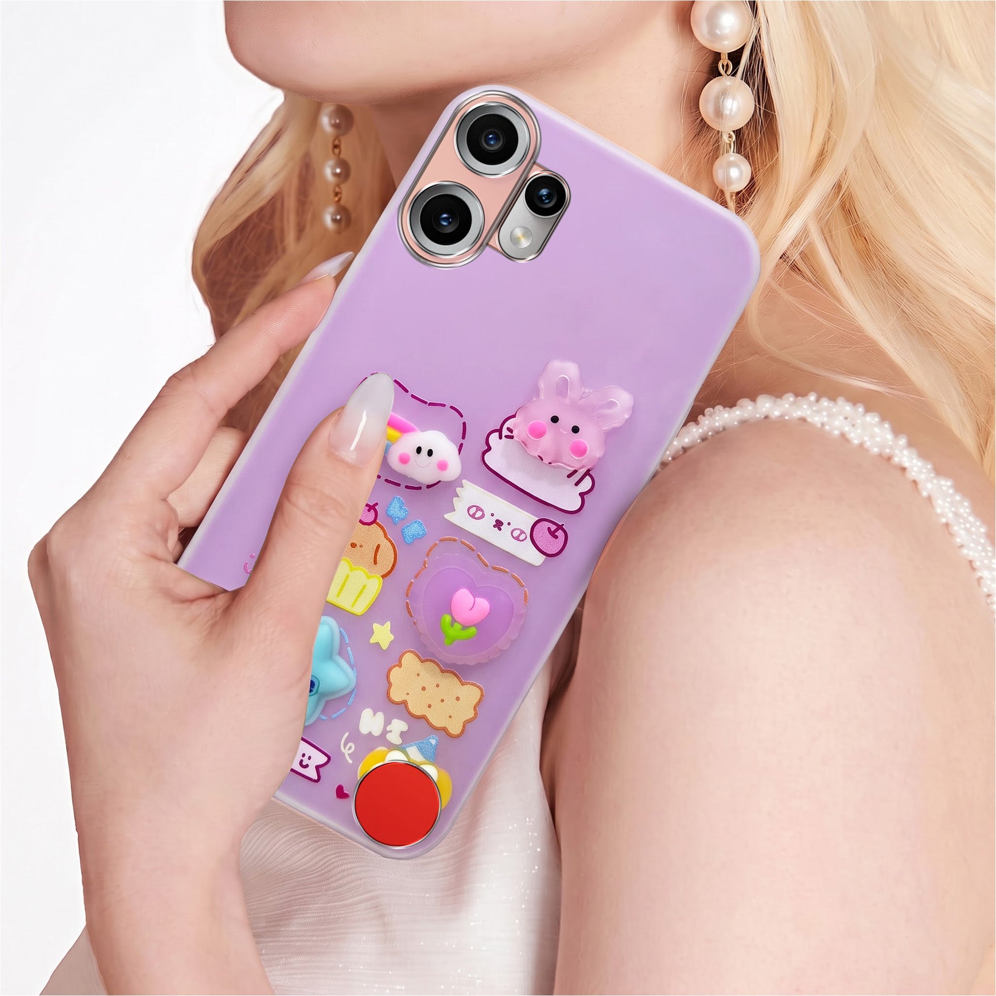 For Nothing CMF Phone 2 Pro Back Cover Case (3D Cute Cartoons | Hard Back Side Soft | Matte Premium Finish | HD Printing)