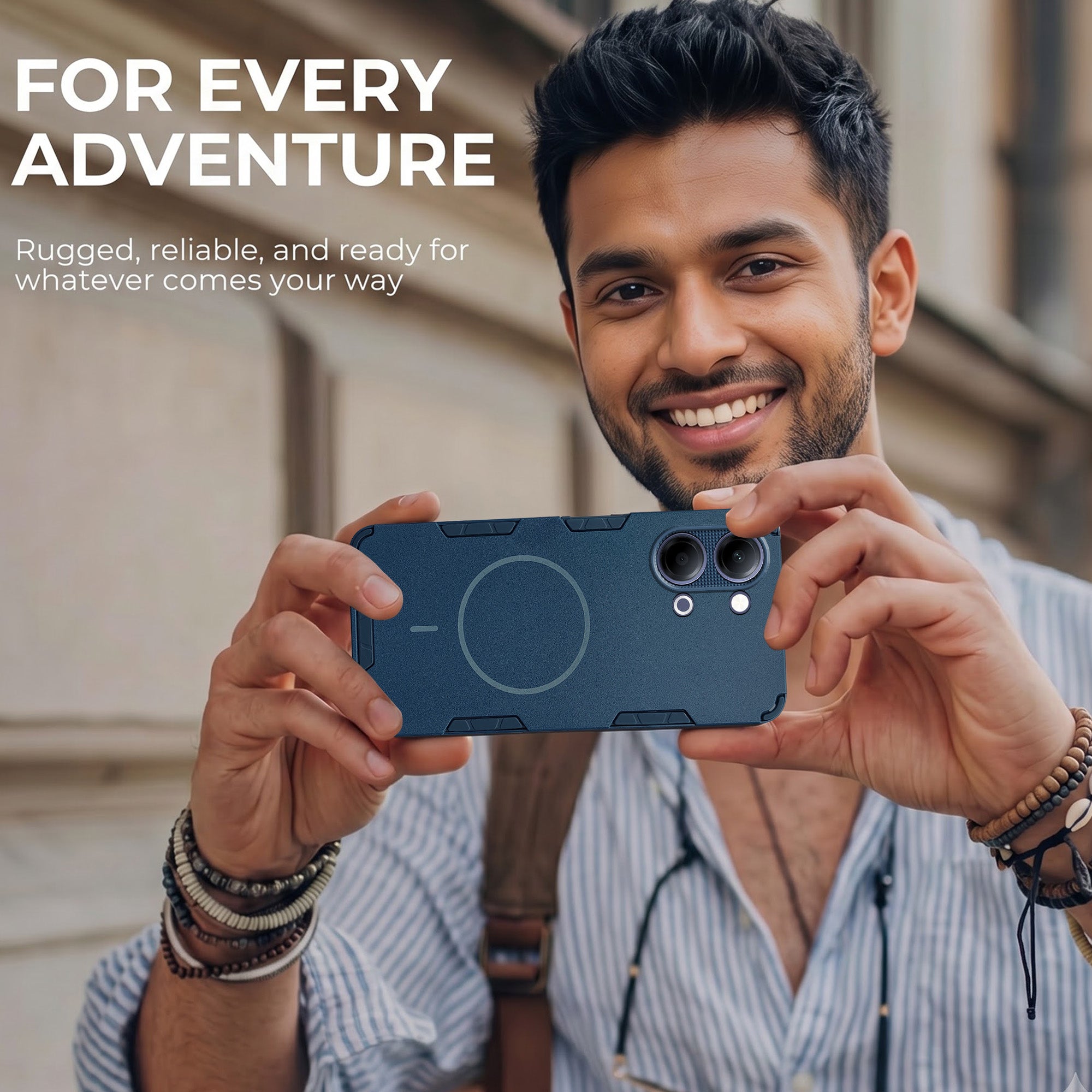 For Vivo Y11 | Vivo Y21 5G Back Cover Case (Slim Hybrid Armor | Shockproof Camera Protection | Rugged Dual Layer)