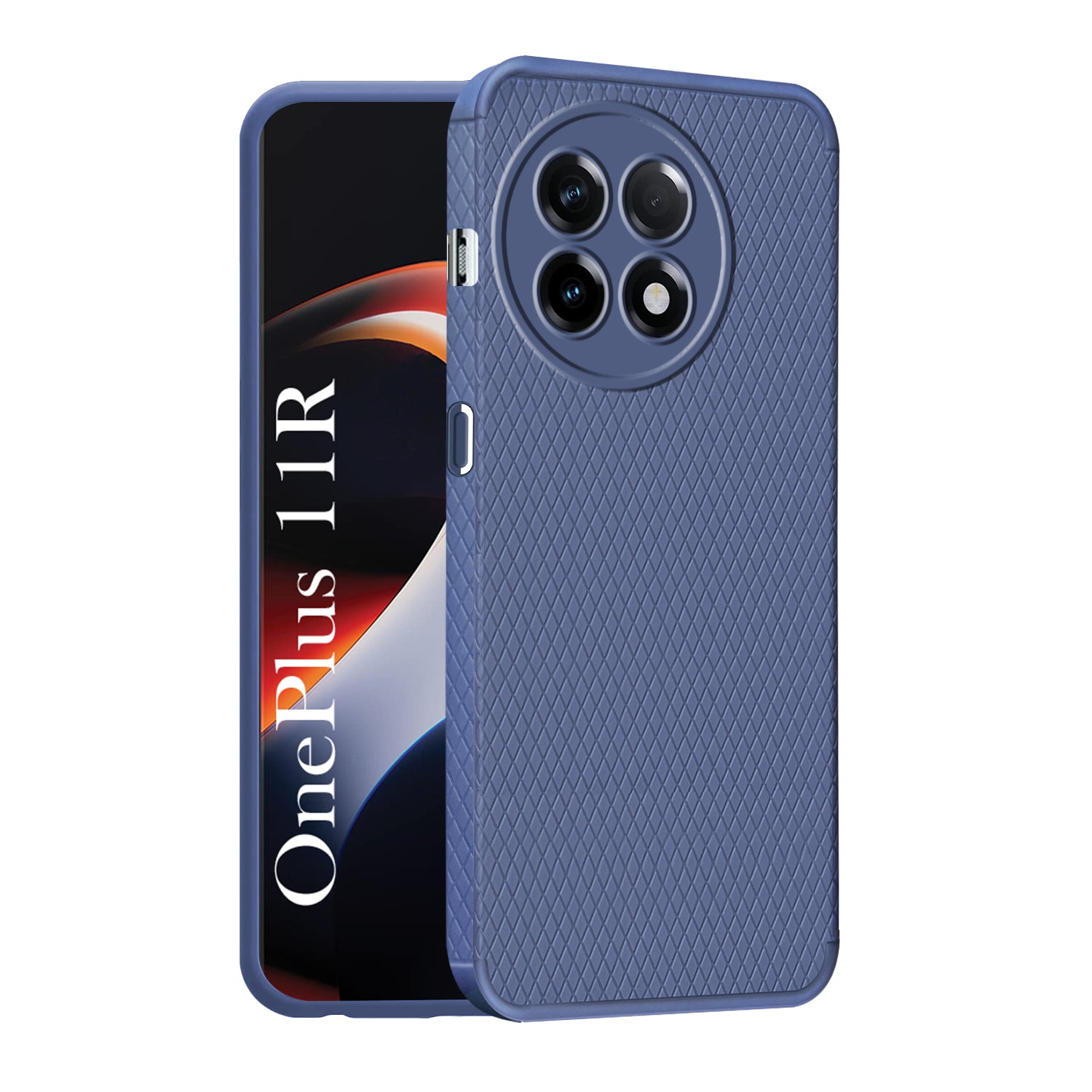 For OnePlus 11R Back Cover Case (Liquid Silicone | Side Grip | Camera Protection)
